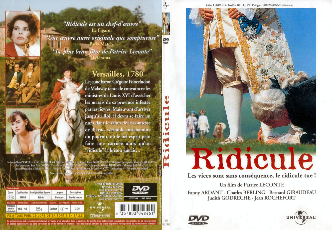 Jaquette DVD Ridicule - SLIM