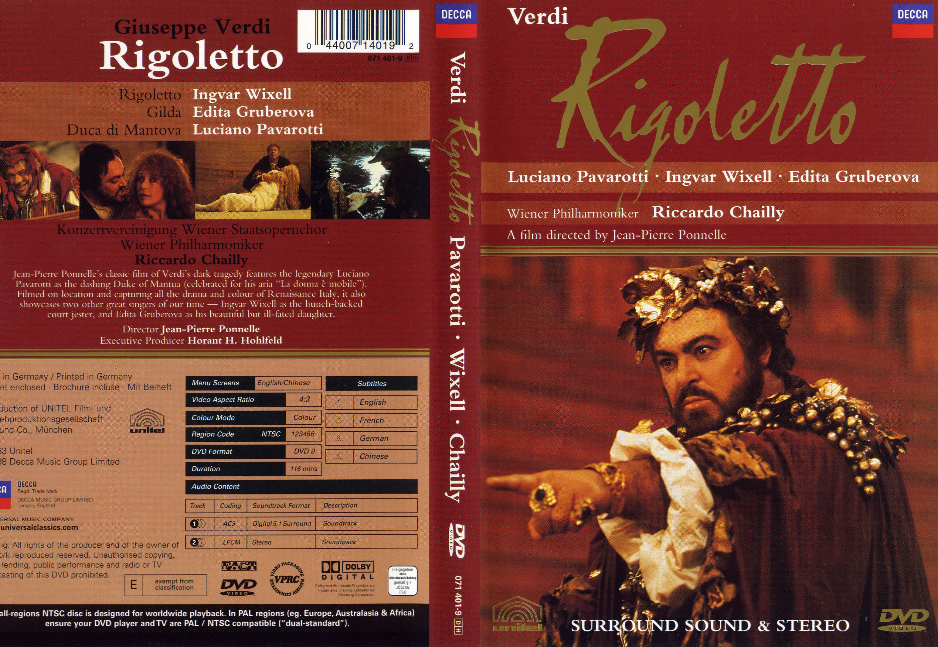 Jaquette DVD Rigoletto