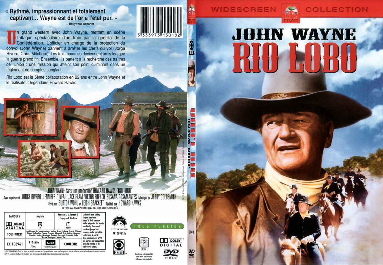 Jaquette DVD Rio Lobo - SLIM