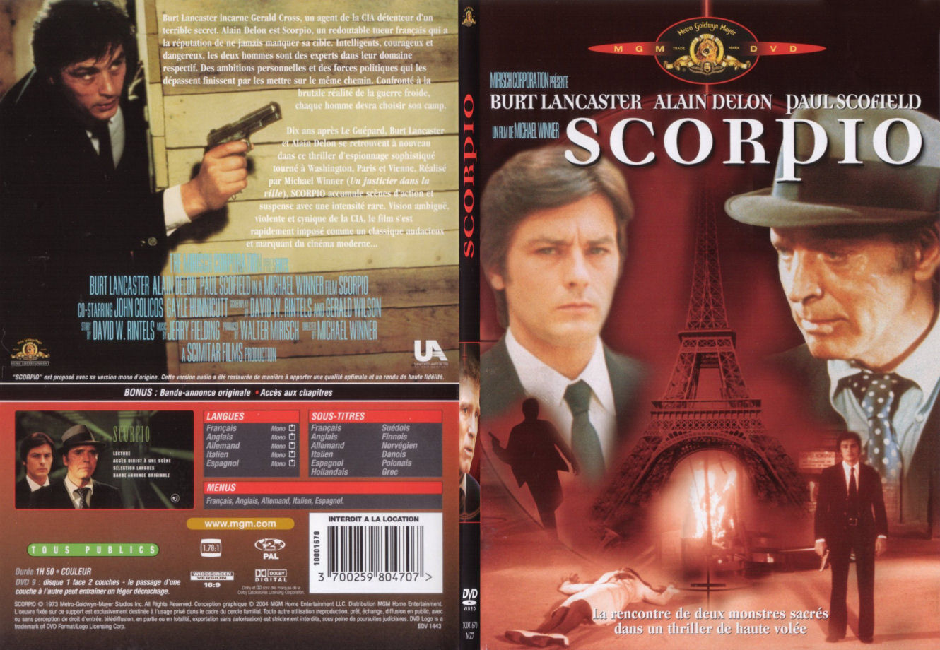 Jaquette DVD Scorpio - SLIM