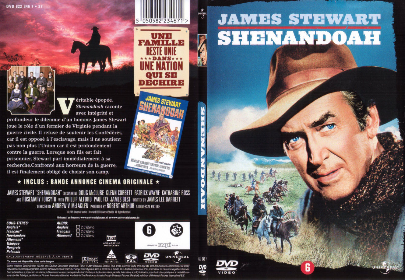 Jaquette DVD Shenandoah - SLIM