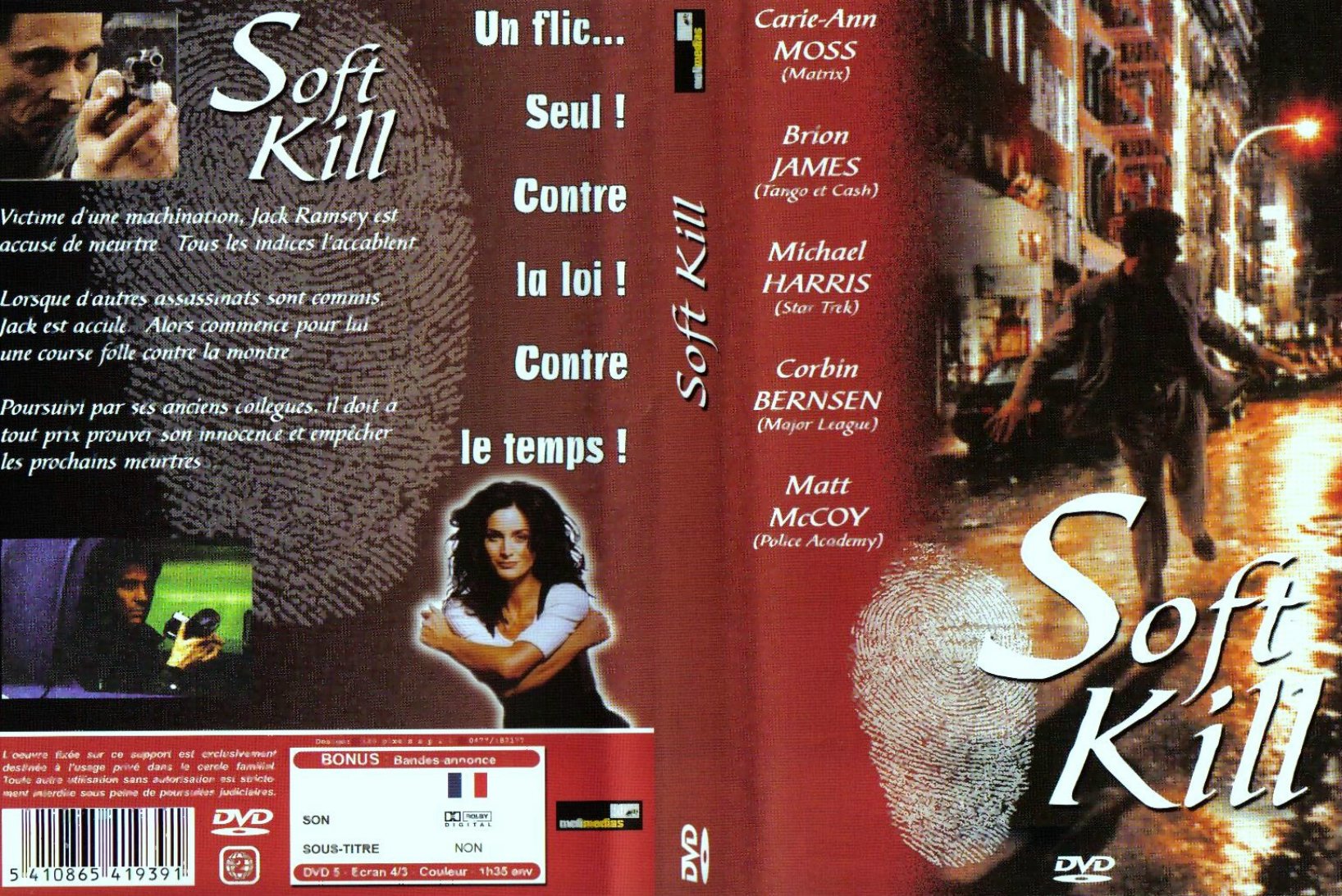 Jaquette DVD Soft kill