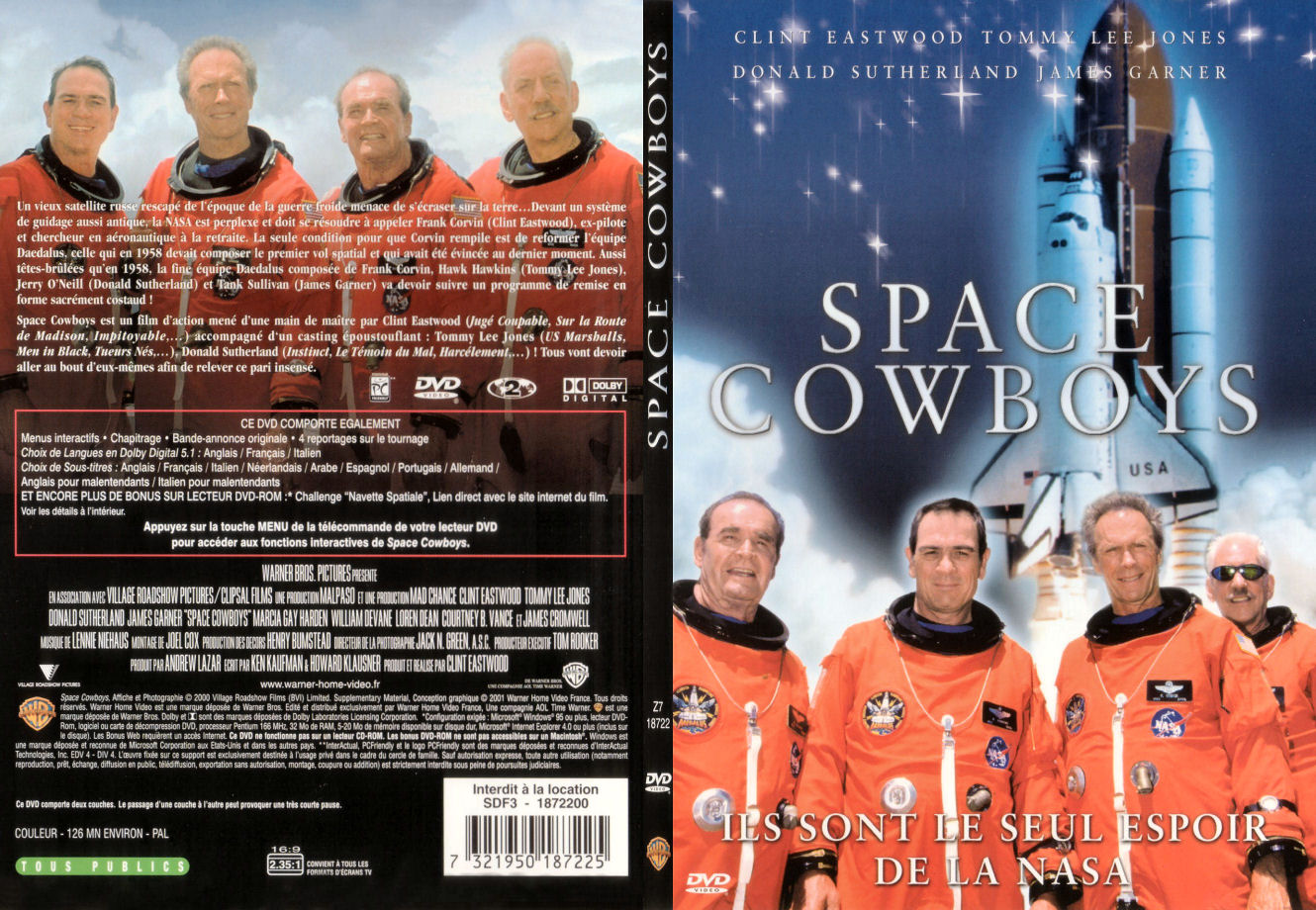 Jaquette DVD Space cowboys - SLIM