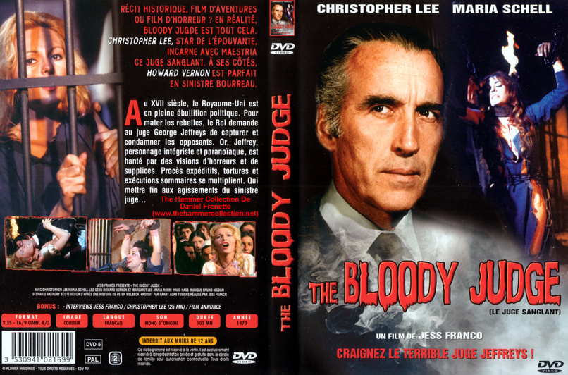 Jaquette DVD The bloody judge - le juge sanglant