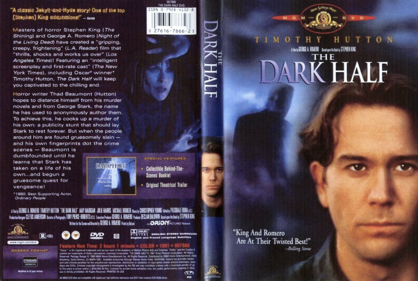 Jaquette DVD The dark half