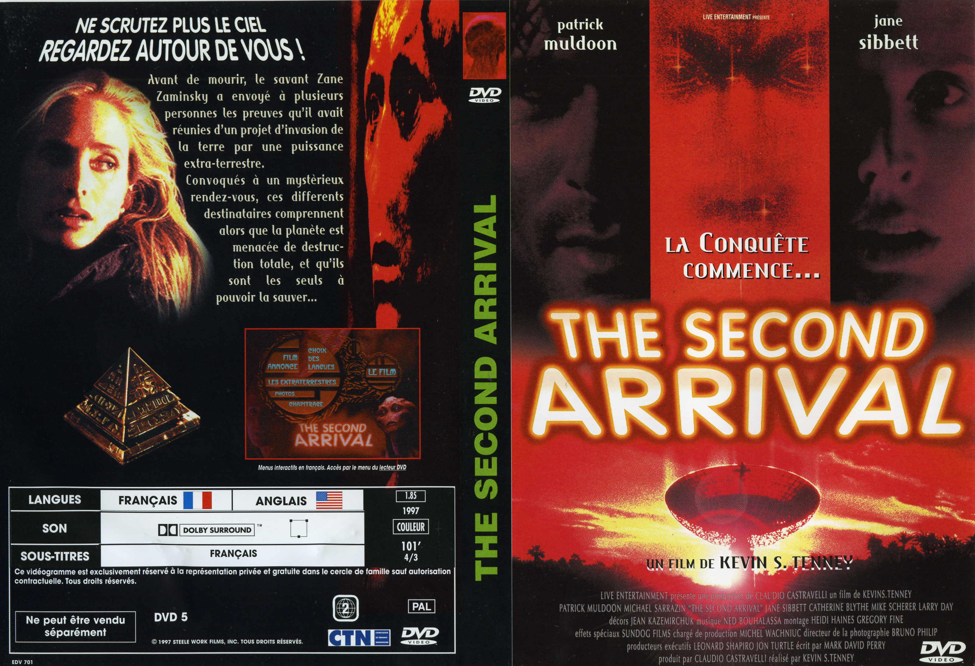 Jaquette DVD The second arrival v2