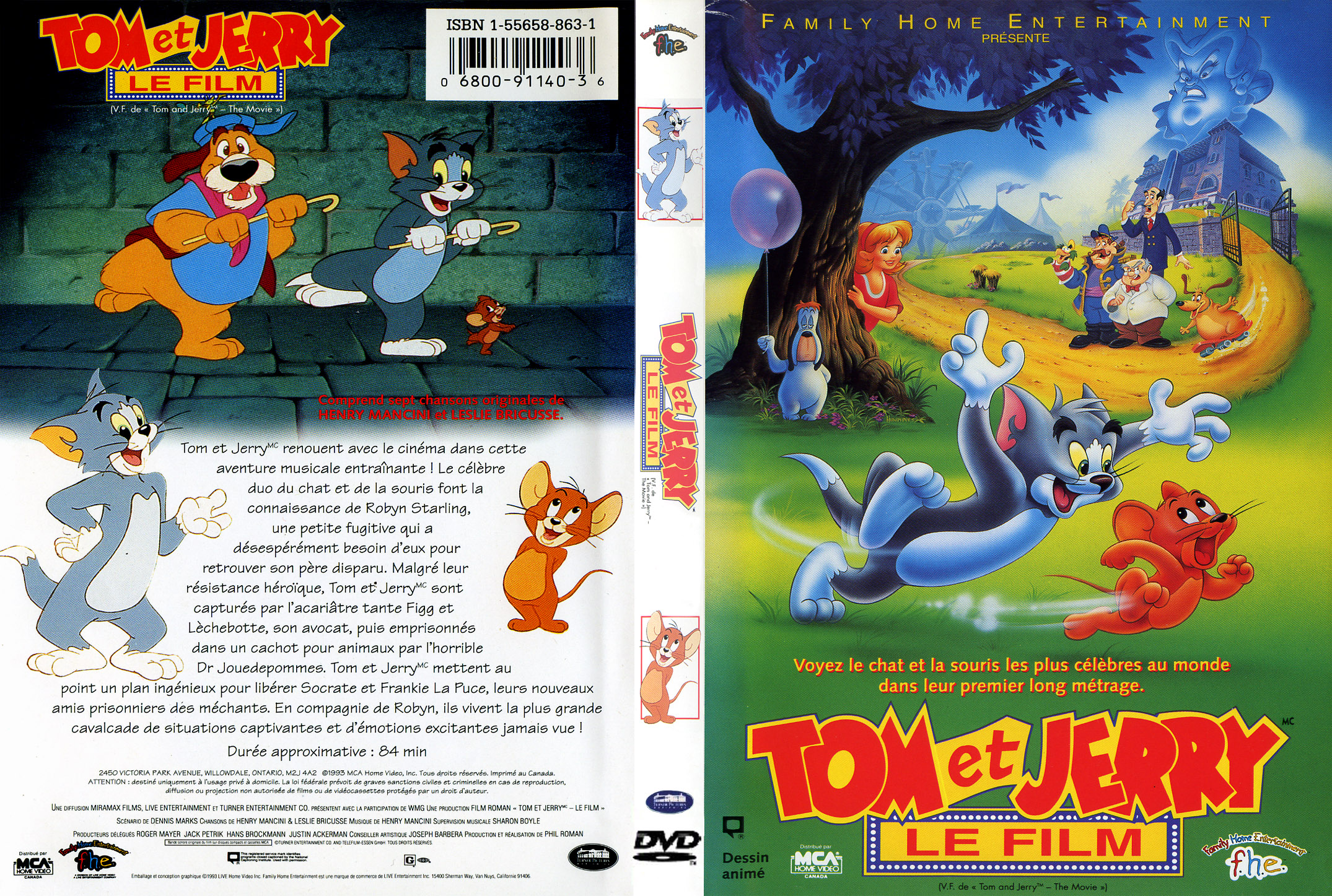 Jaquette DVD Tom et Jerry le film