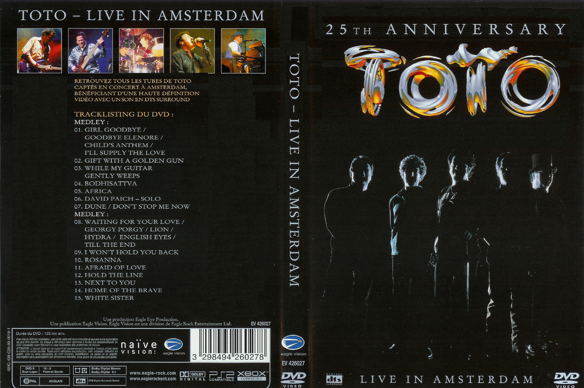 Jaquette DVD Toto 25th Anniversary