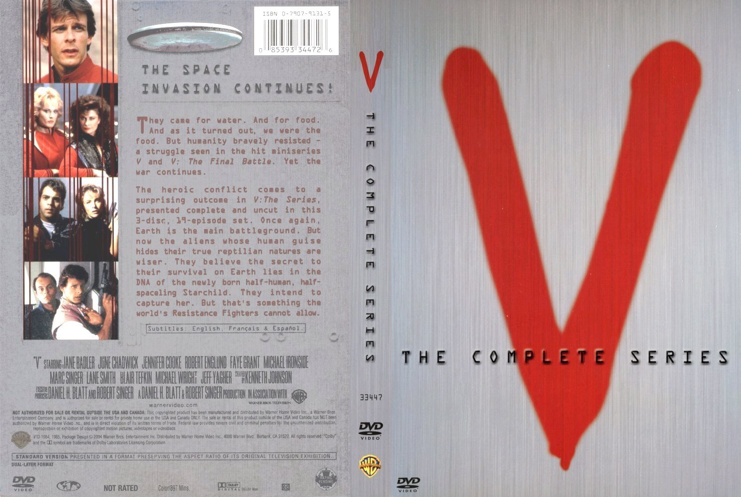 Jaquette DVD V The Complete Series Zone 1