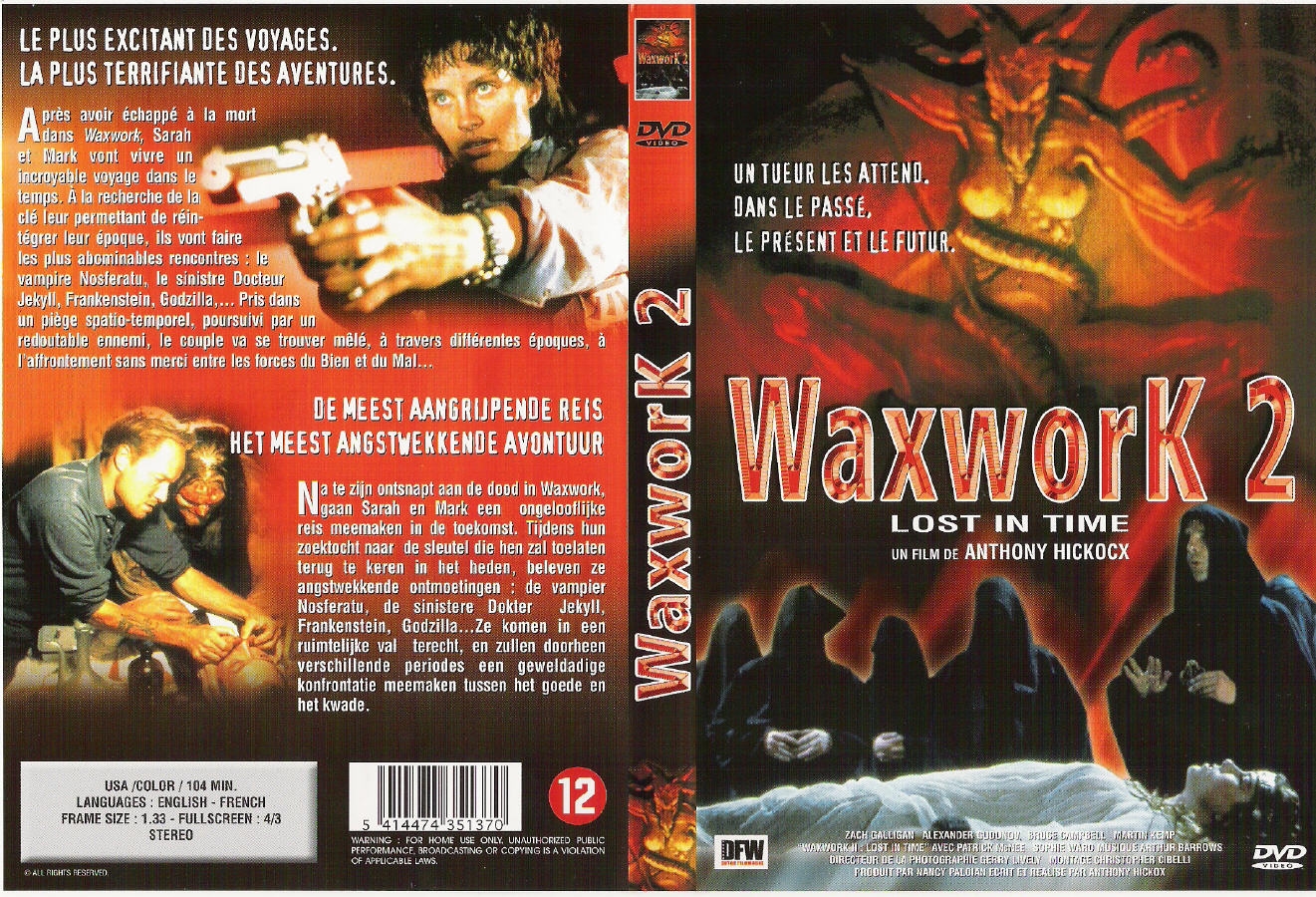 Jaquette DVD Waxwork 2