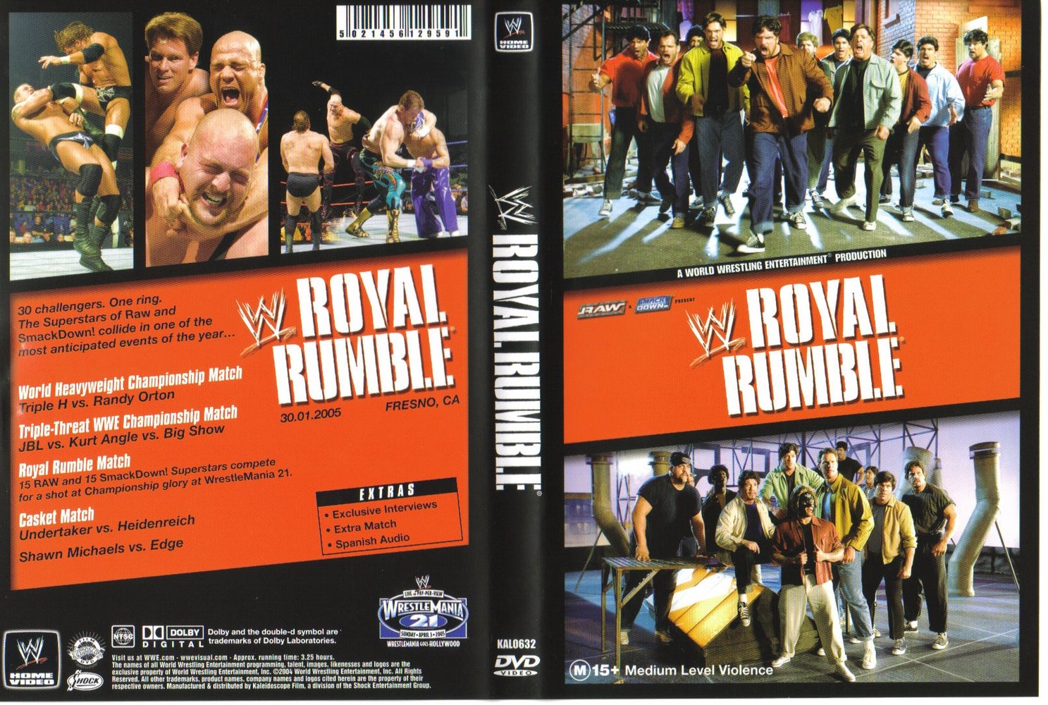 Jaquette DVD Wwe Royal Rumble 2005