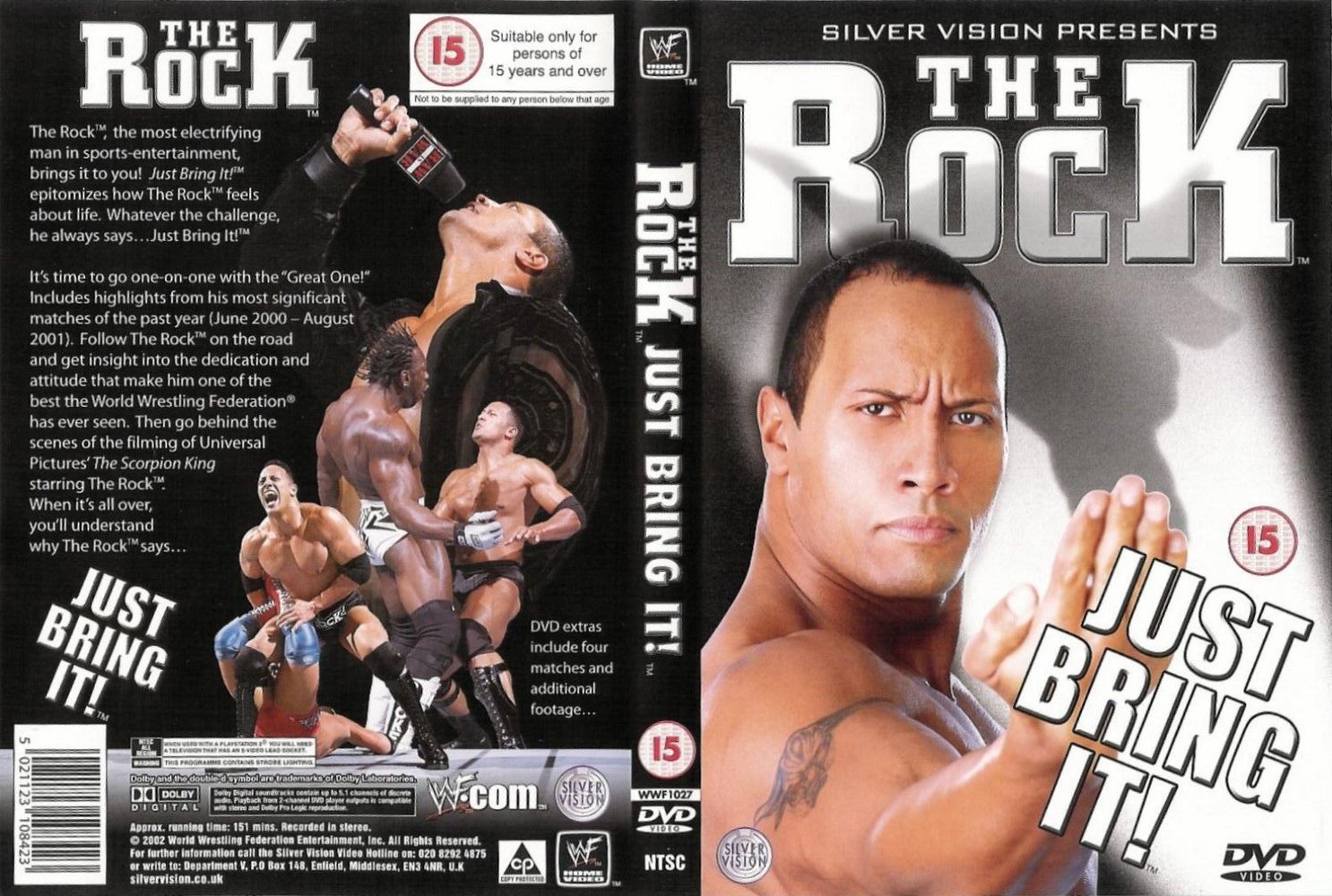 Jaquette DVD Wwe The Rock Just Bring It
