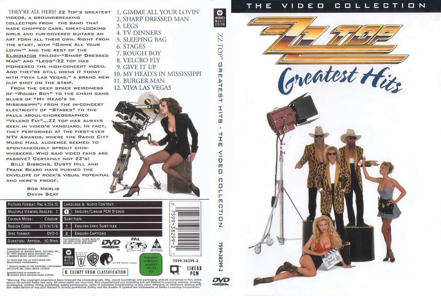 Jaquette DVD ZZ Top Greatest hits