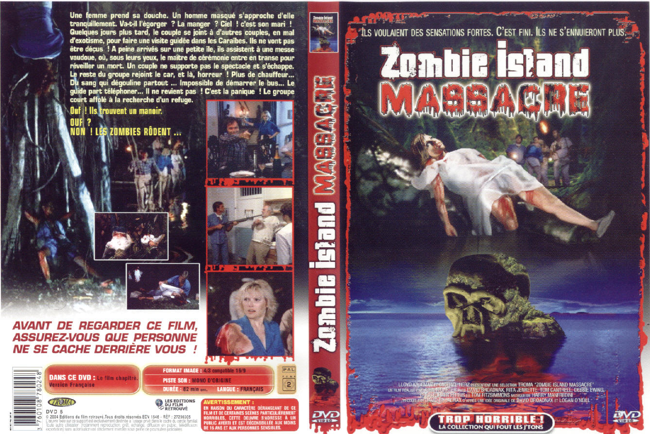 Jaquette DVD Zombie island massacre