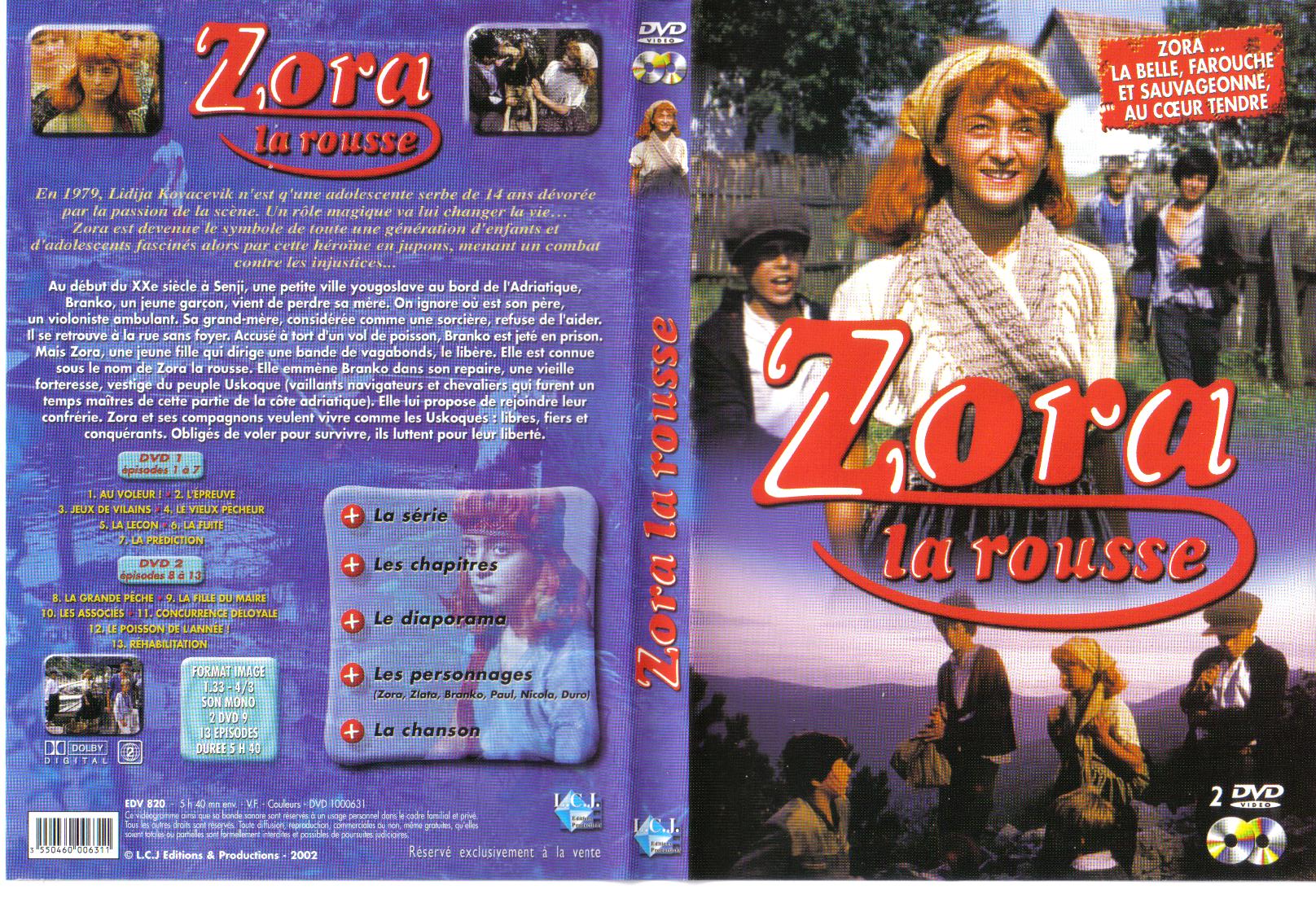 Jaquette DVD Zora la rousse