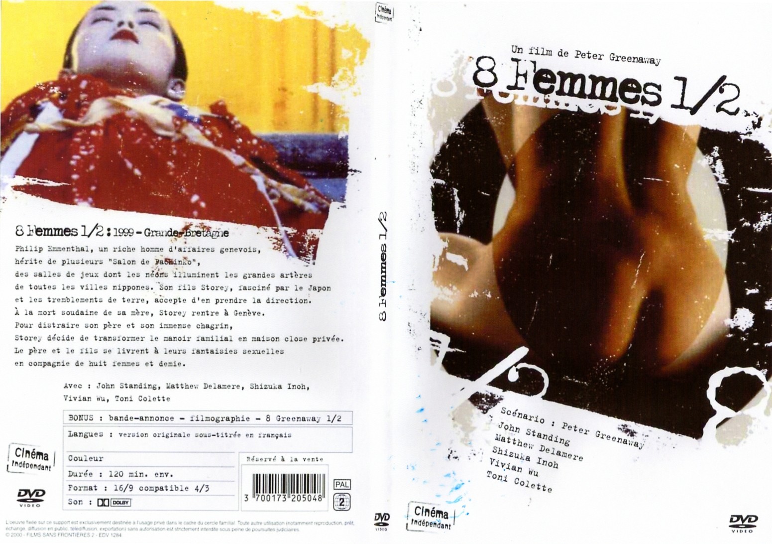 Jaquette DVD 8 femmes et demi - SLIM