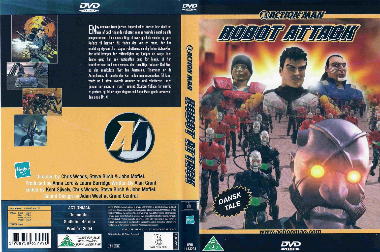 Jaquette DVD Action Man Robot Attack Zone 1