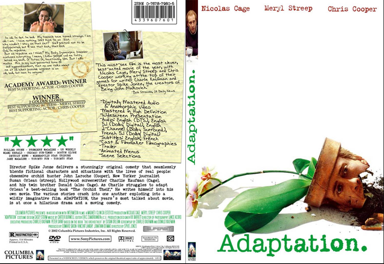 Jaquette DVD Adaptation - SLIM