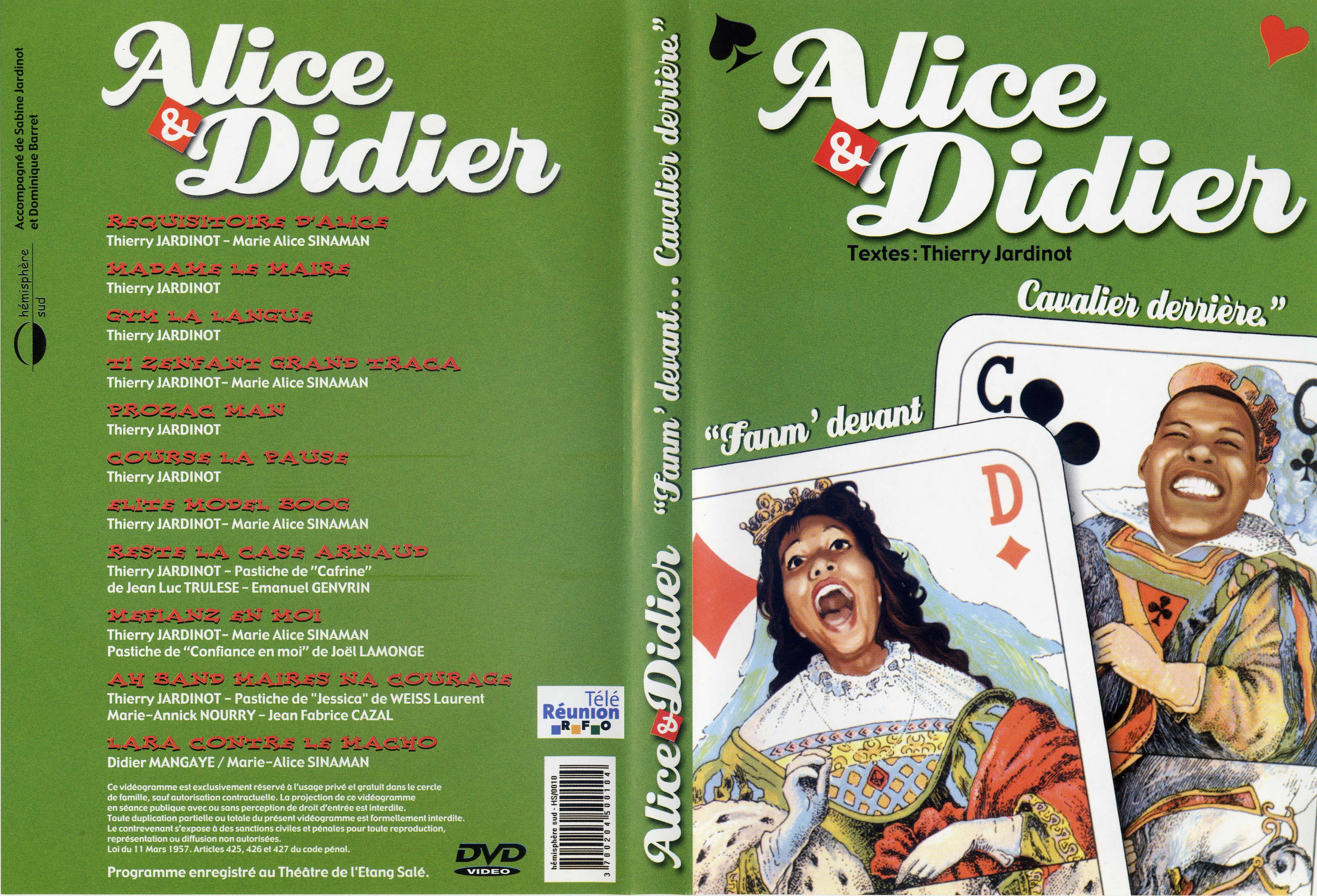 Jaquette DVD Alice et Didier