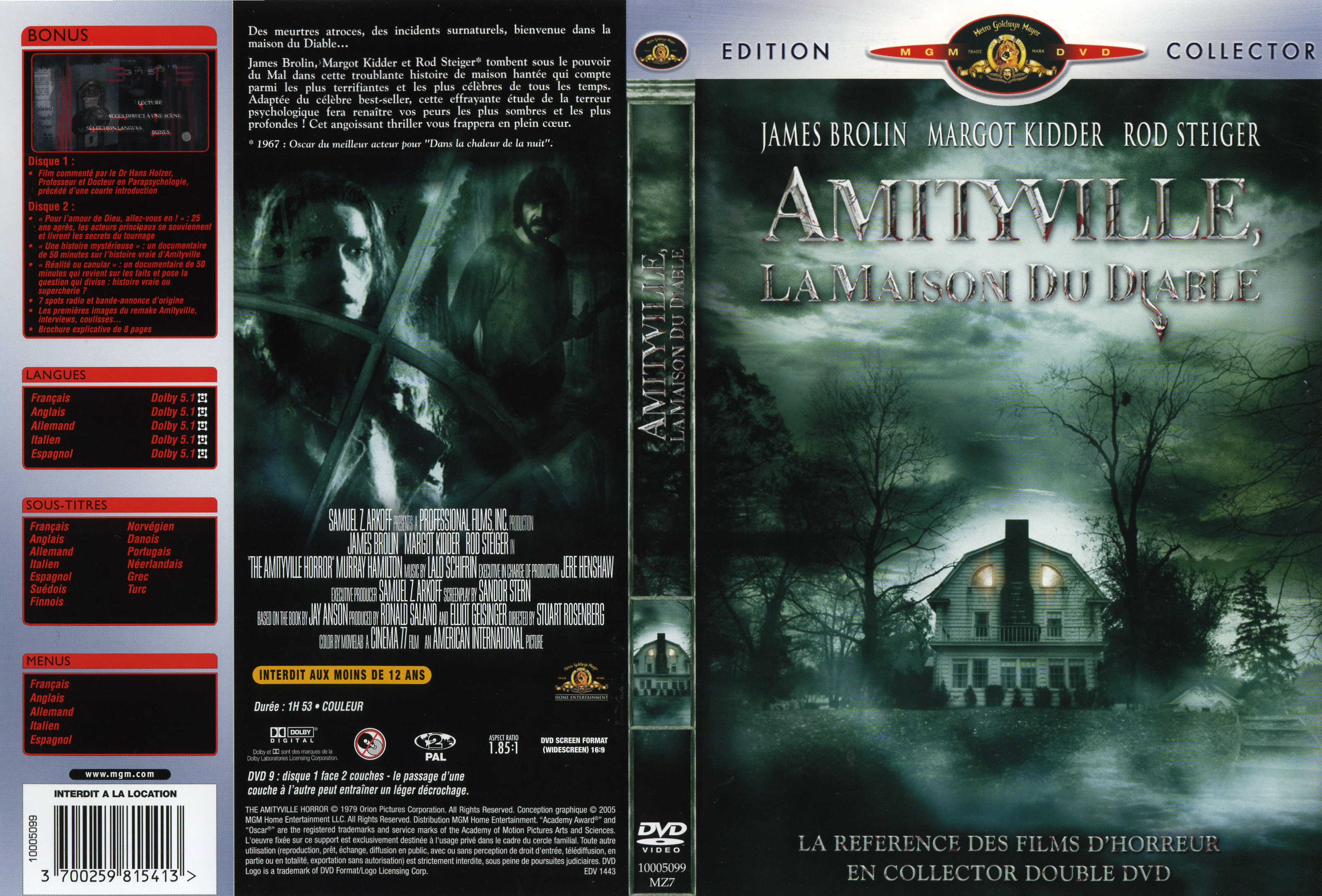 Jaquette DVD Amityville v2