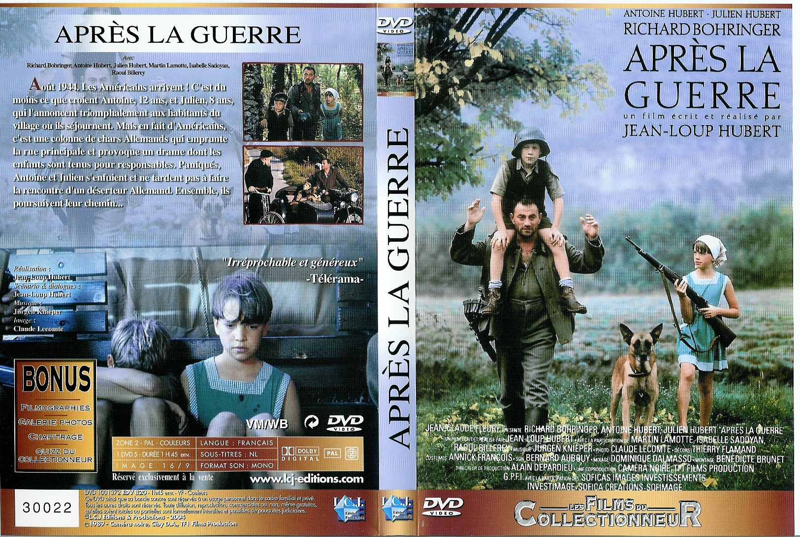 Jaquette DVD Aprs la guerre