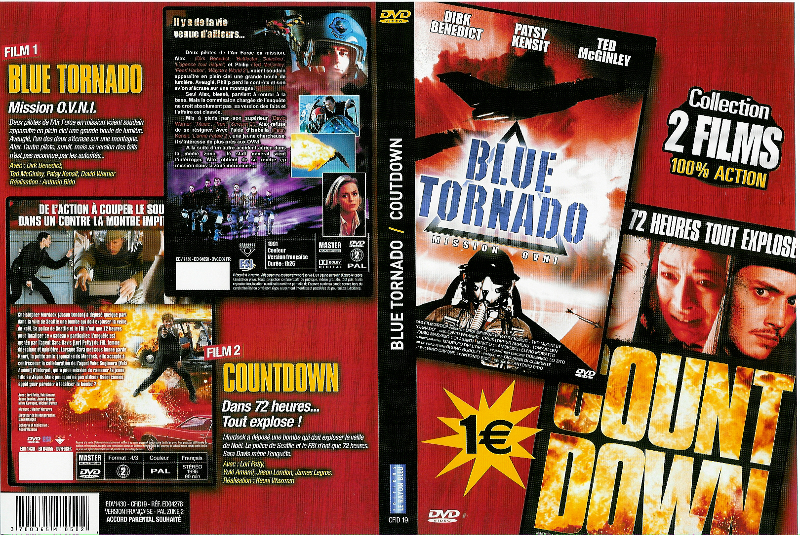 Jaquette DVD Blue tornado + count down