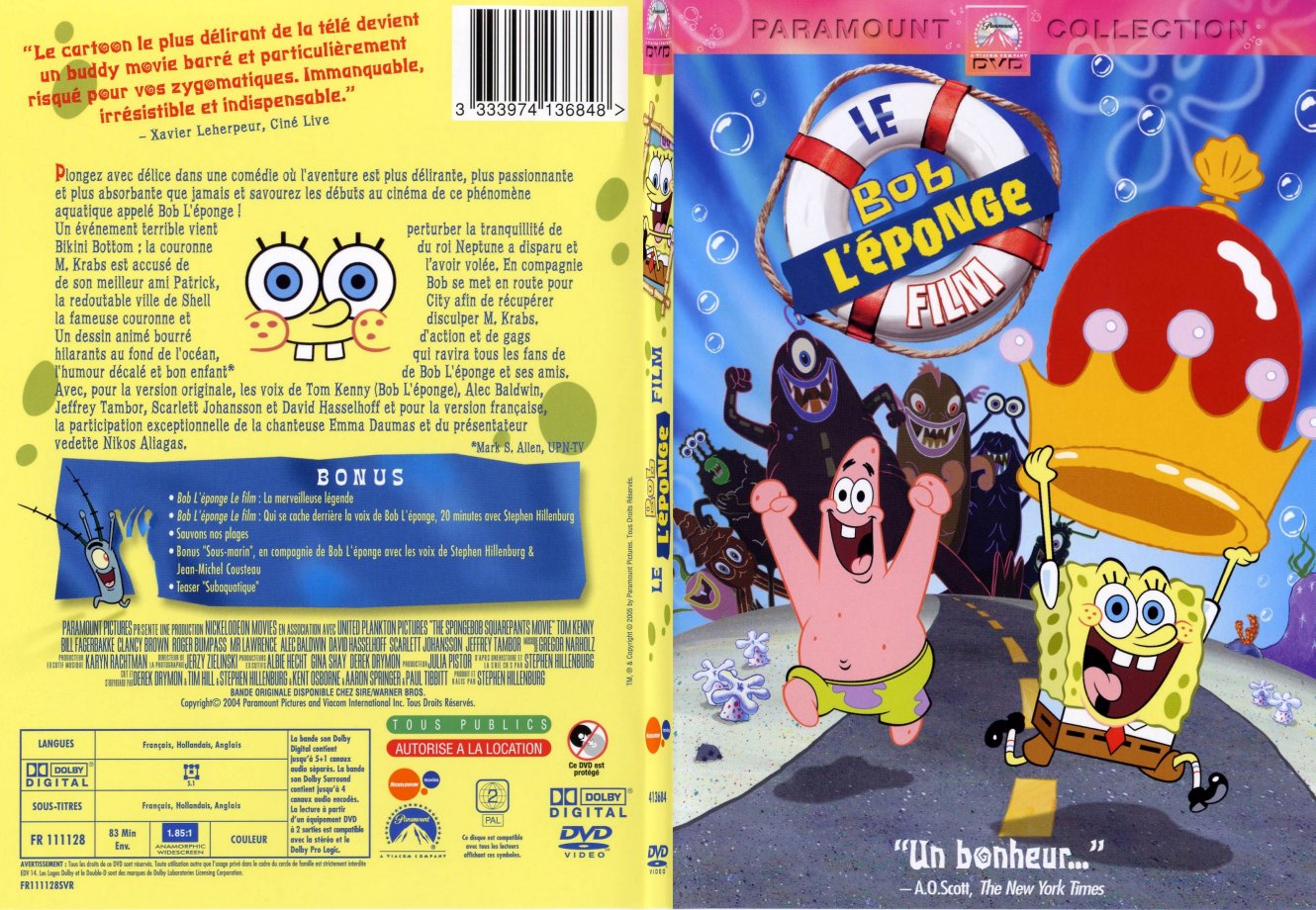 Jaquette DVD Bob l