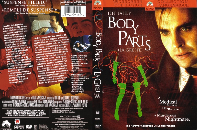 Jaquette DVD Body parts - la greffe