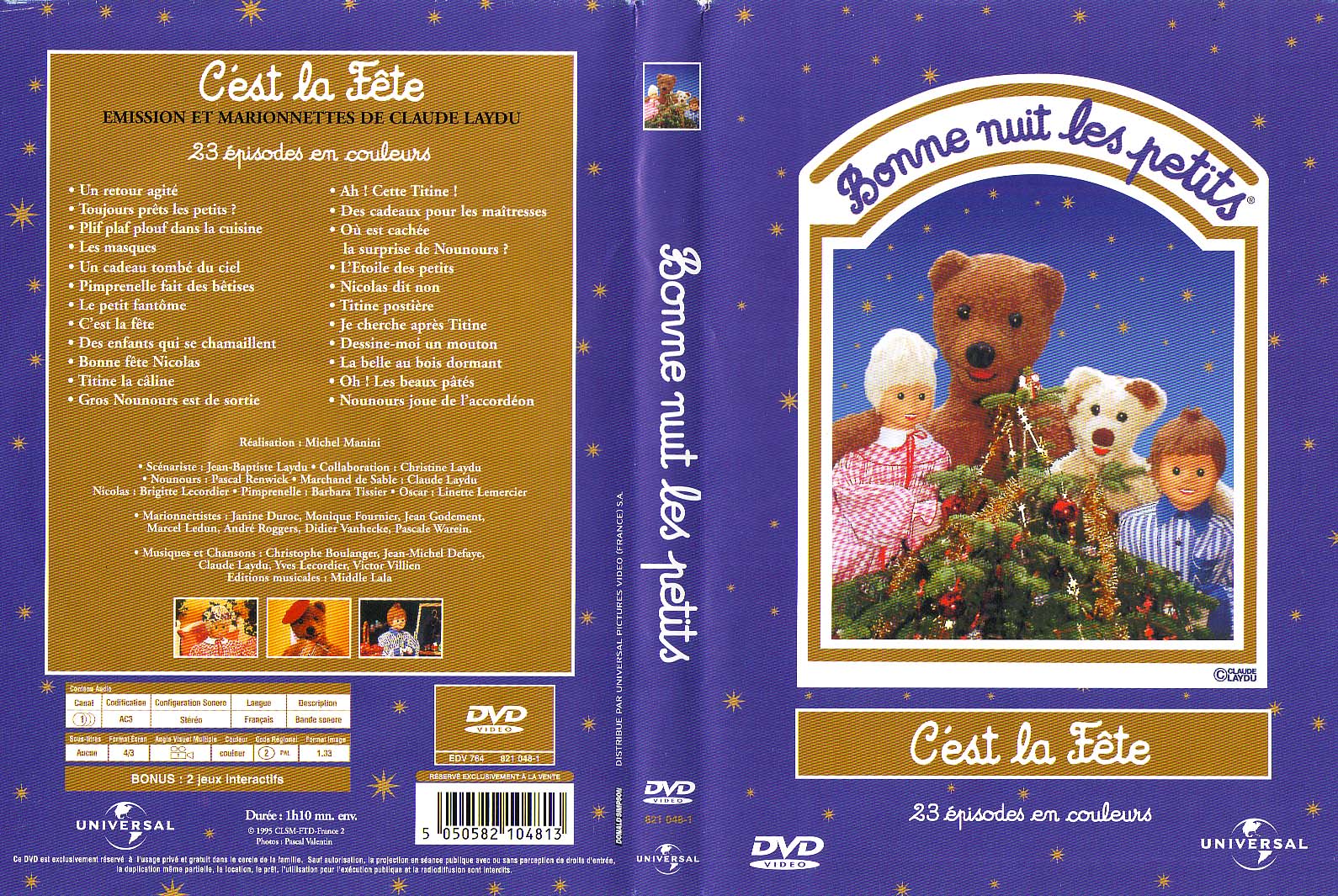 Jaquette DVD Bonne nuit les petits -  C