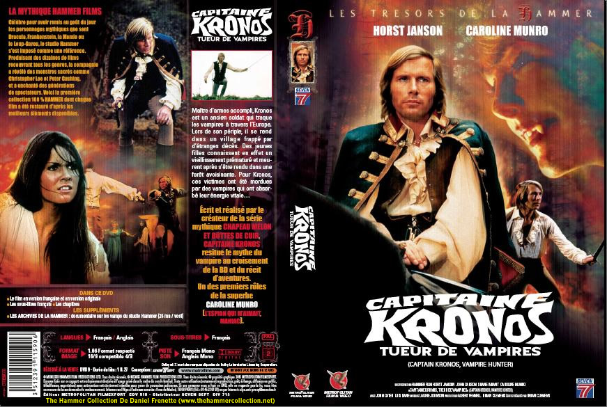 Jaquette DVD Capitaine Kronos tueur de vampires