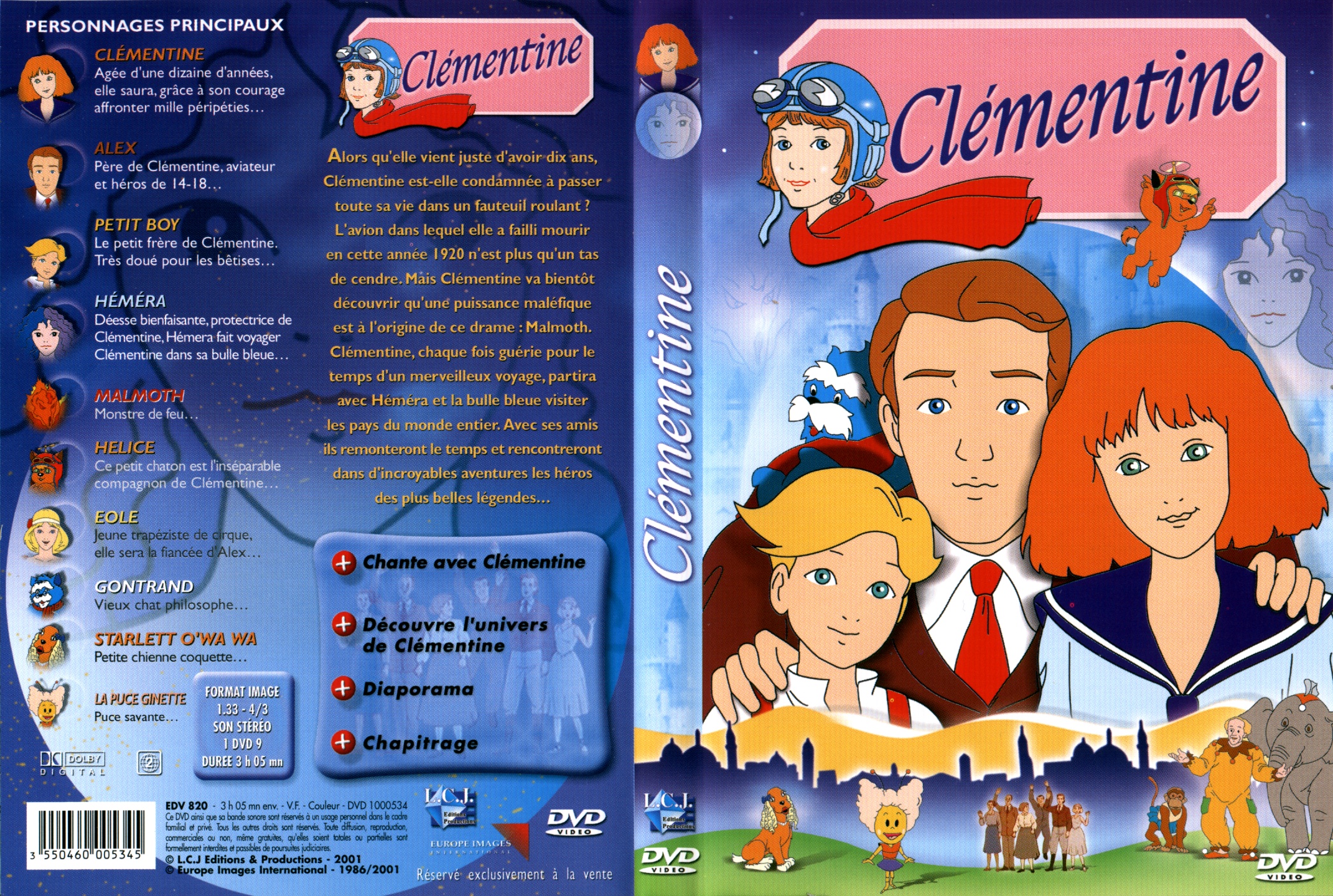 Jaquette DVD Clmentine vol 1