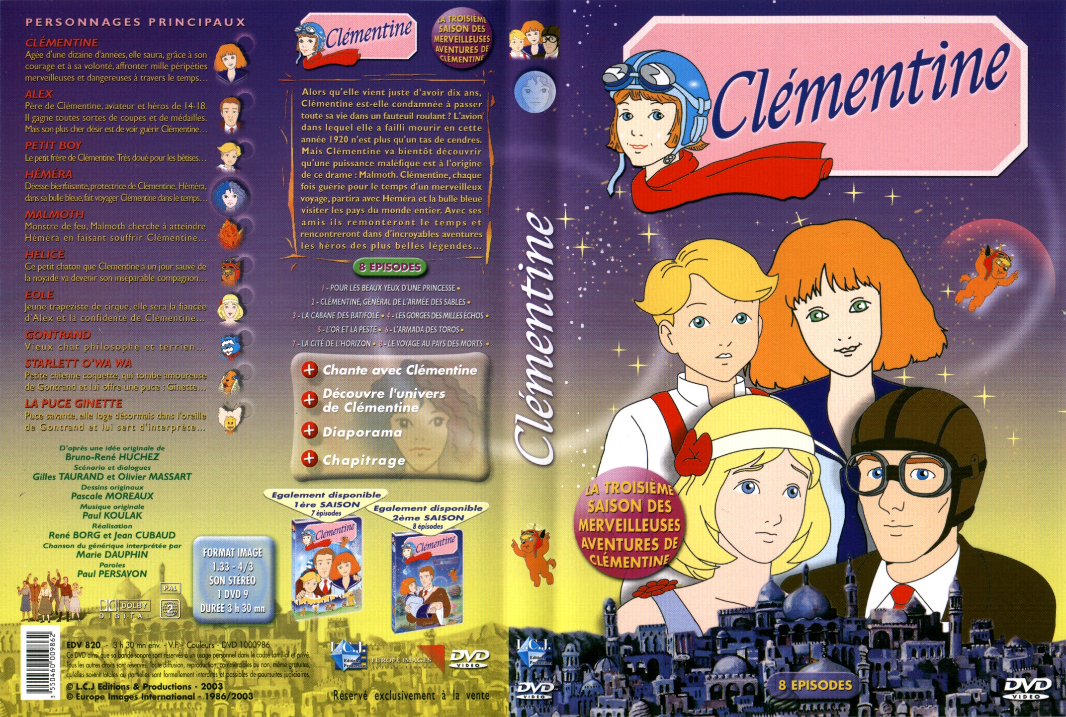 Jaquette DVD Clmentine vol 3