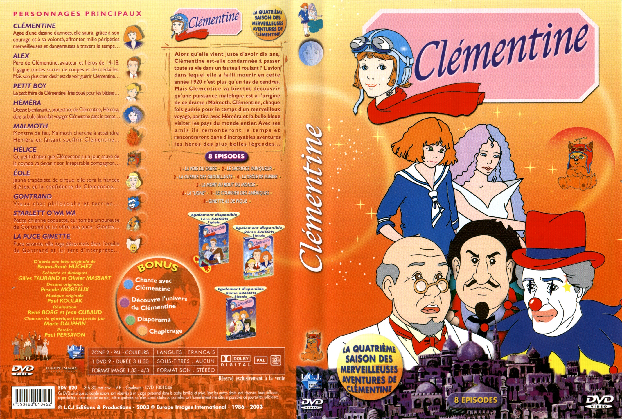 Jaquette DVD Clmentine vol 4