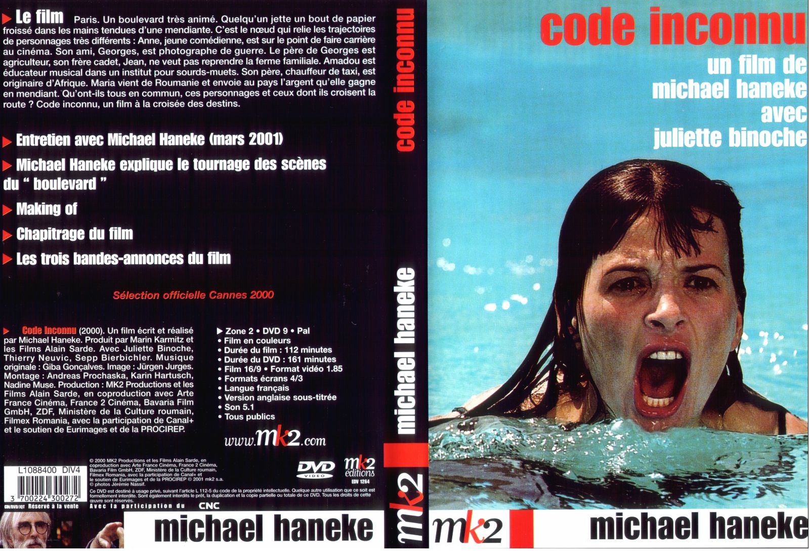 Jaquette DVD Code Inconnu