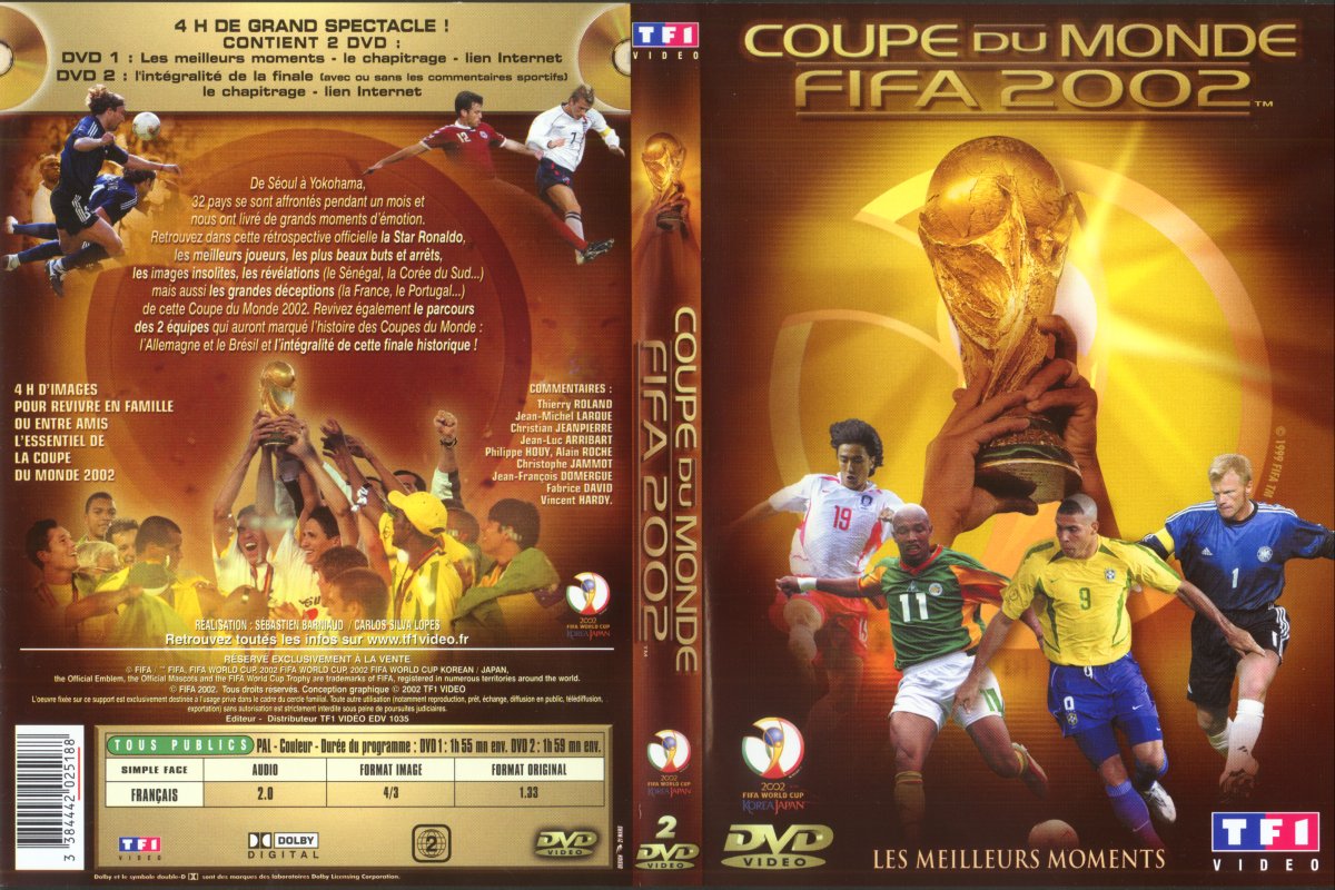 Jaquette DVD Coupe du Monde Fifa 2002