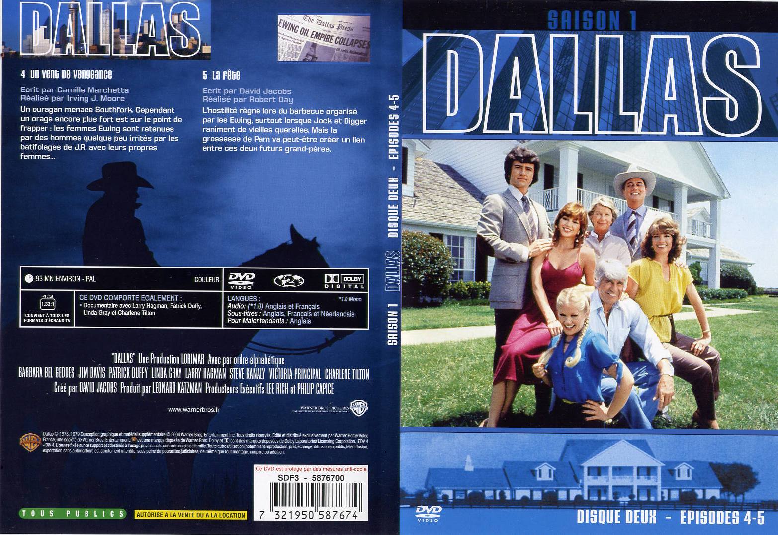 Jaquette DVD Dallas Saison 1 dvd 2