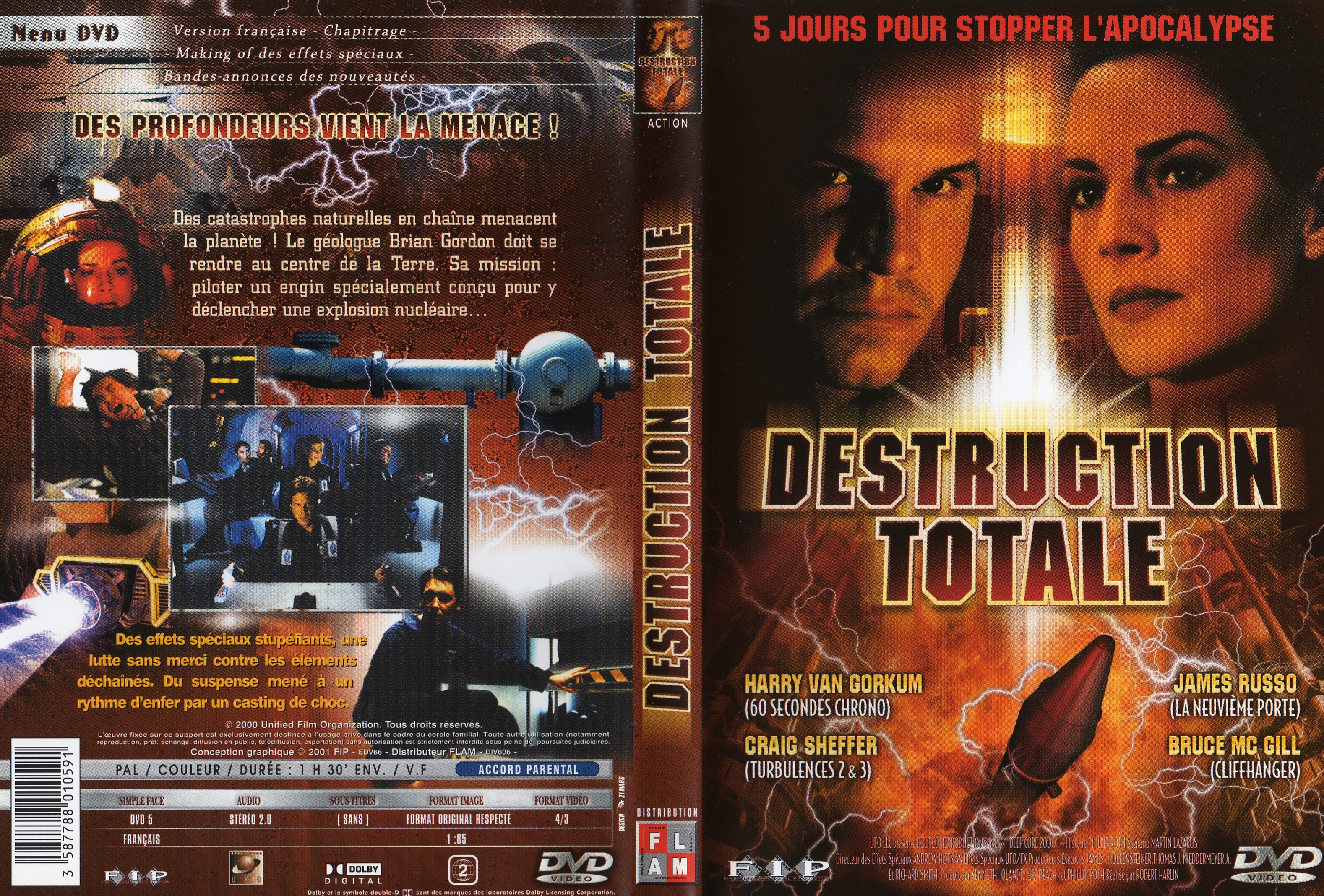 Jaquette DVD Destruction totale
