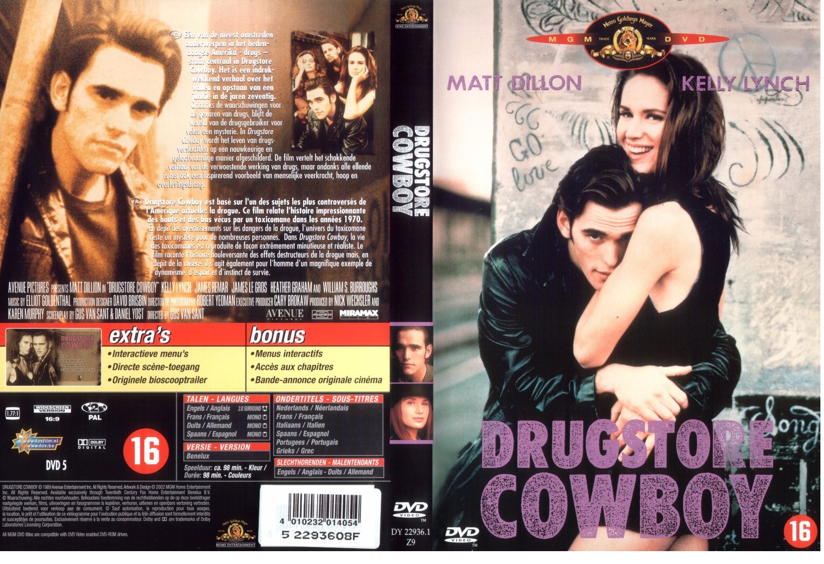 Jaquette DVD Drugstore Cowboy