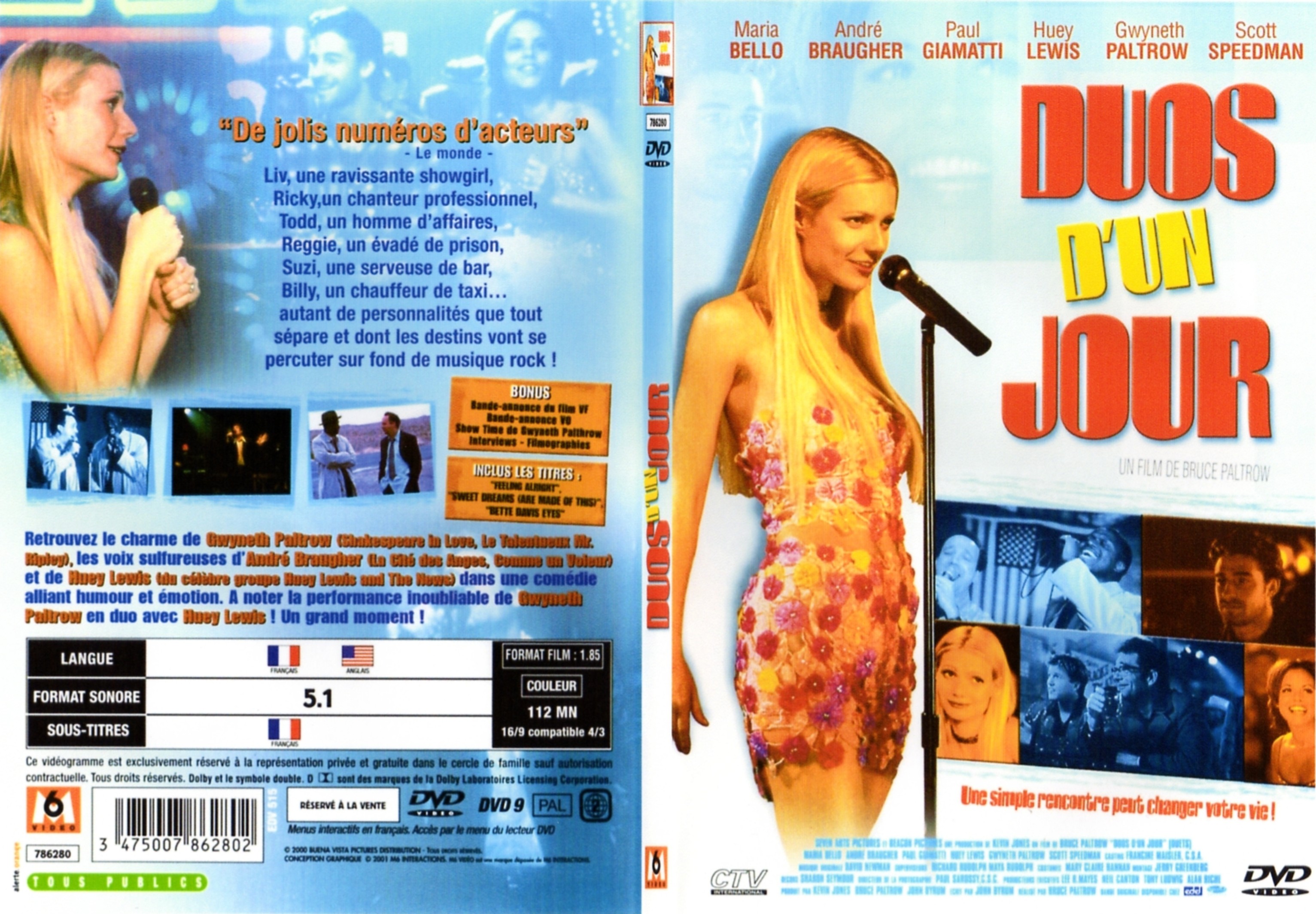 Jaquette DVD Duos d