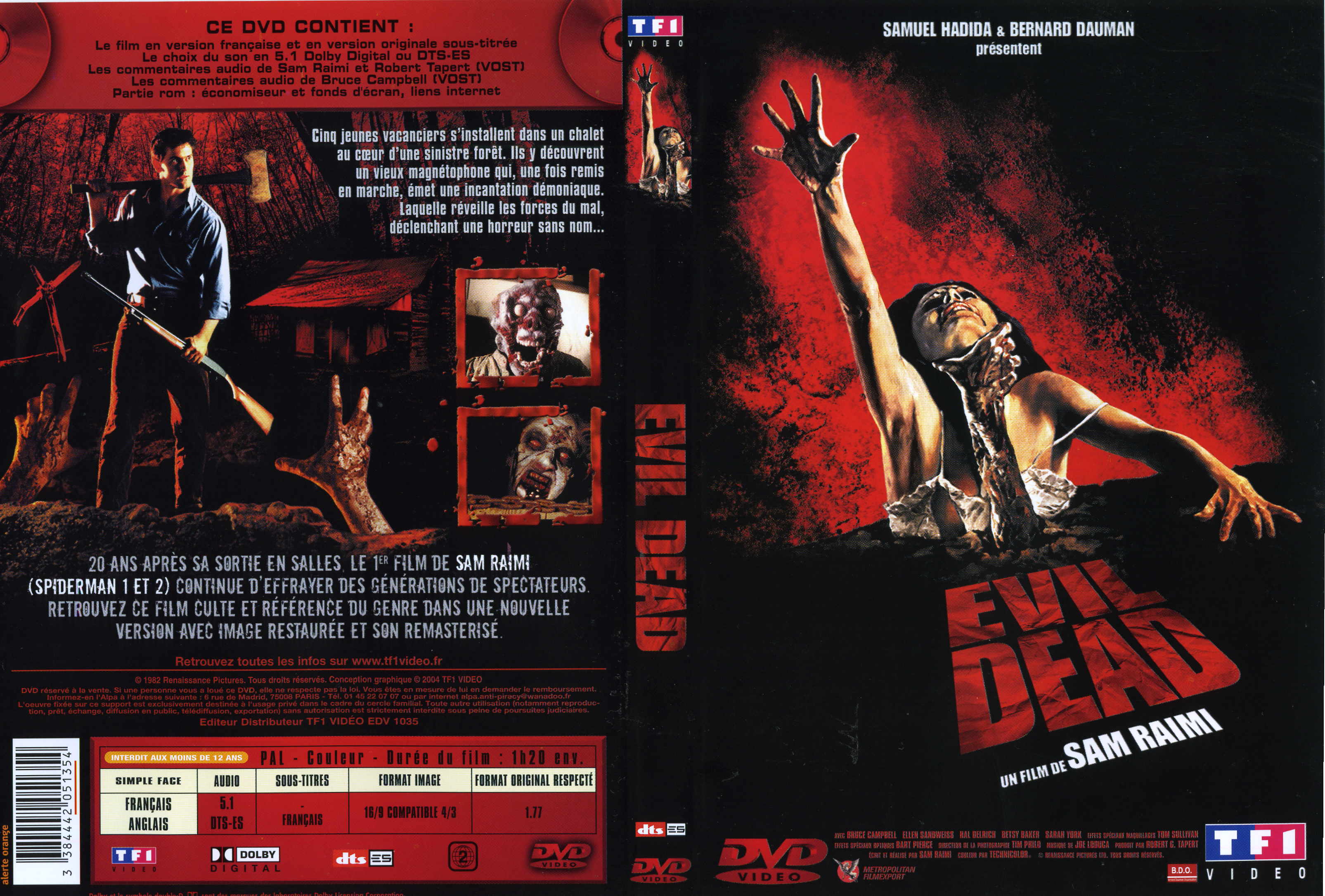 Jaquette DVD Evil dead v2
