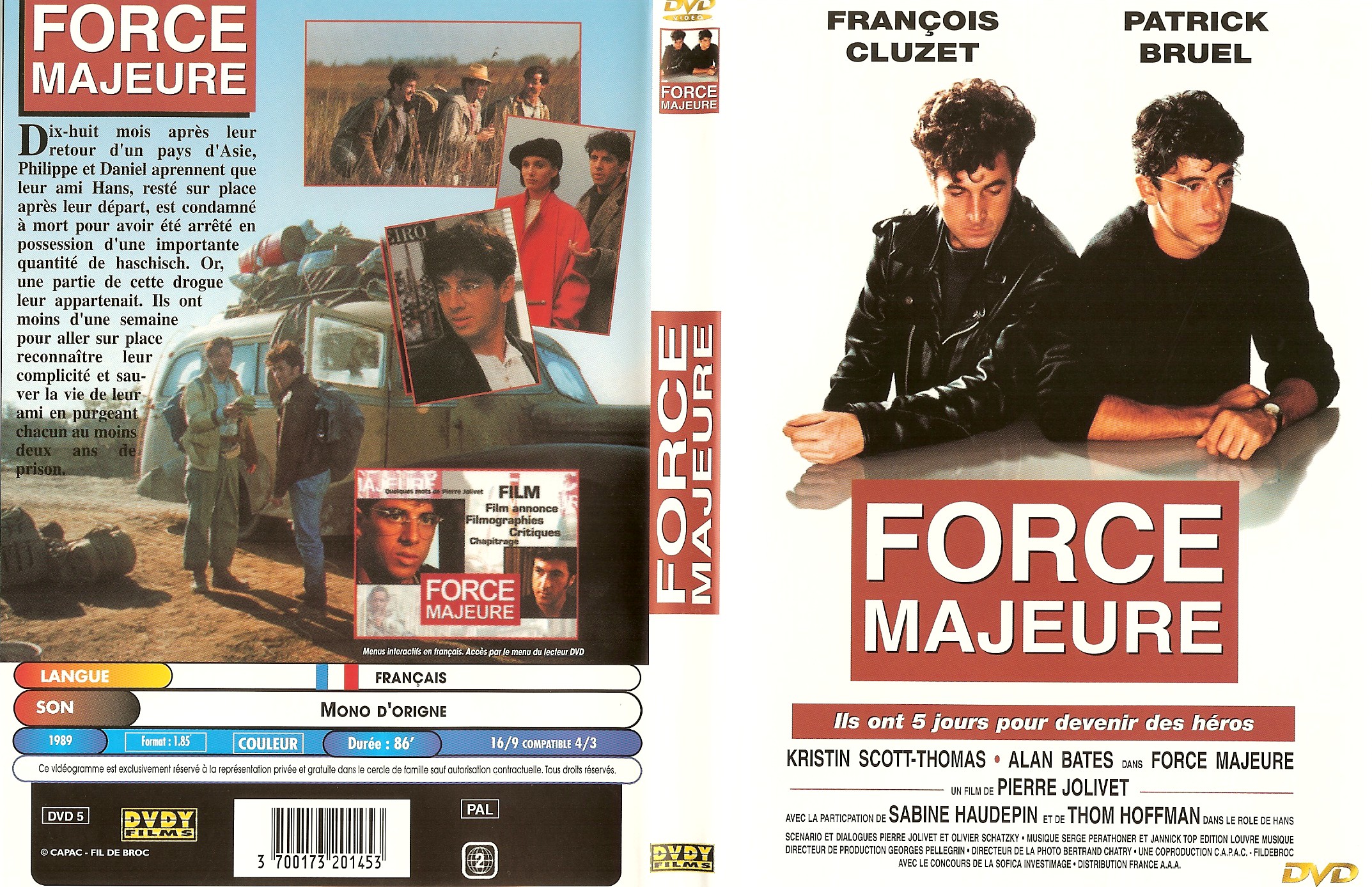 Jaquette DVD Force majeure
