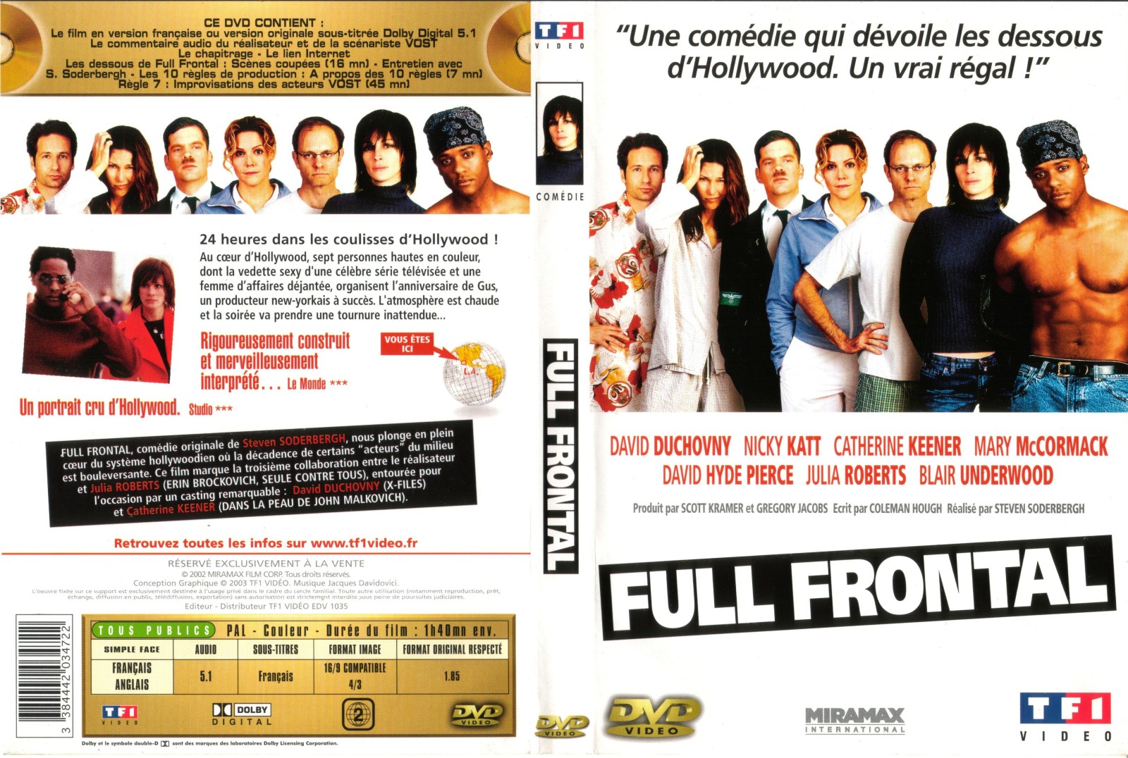 Jaquette DVD Full frontal v2