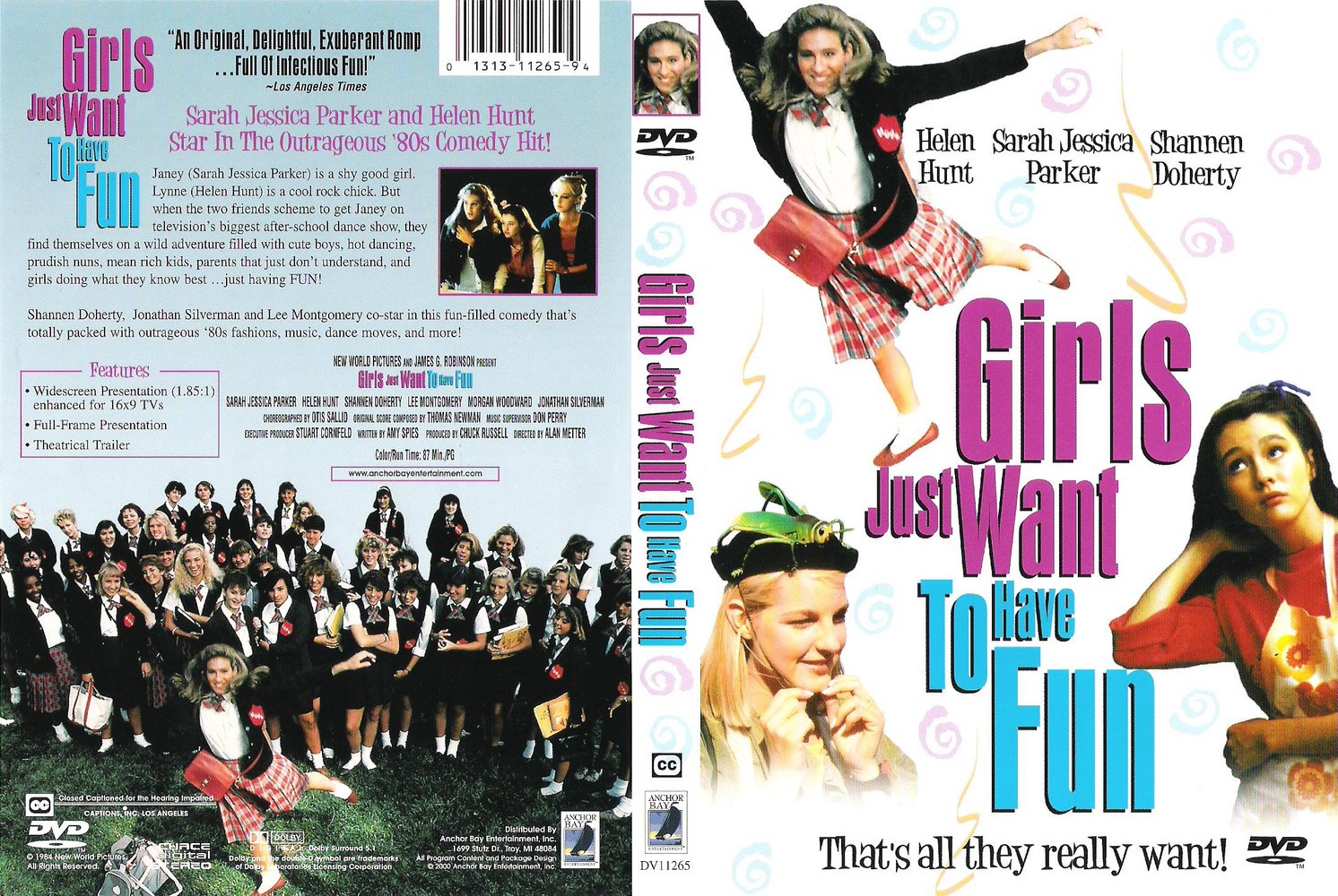Jaquette DVD Girls just want to have fun Zone 1