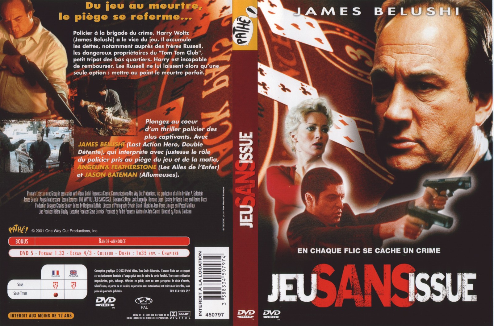 Jaquette DVD Jeu sans issue v2