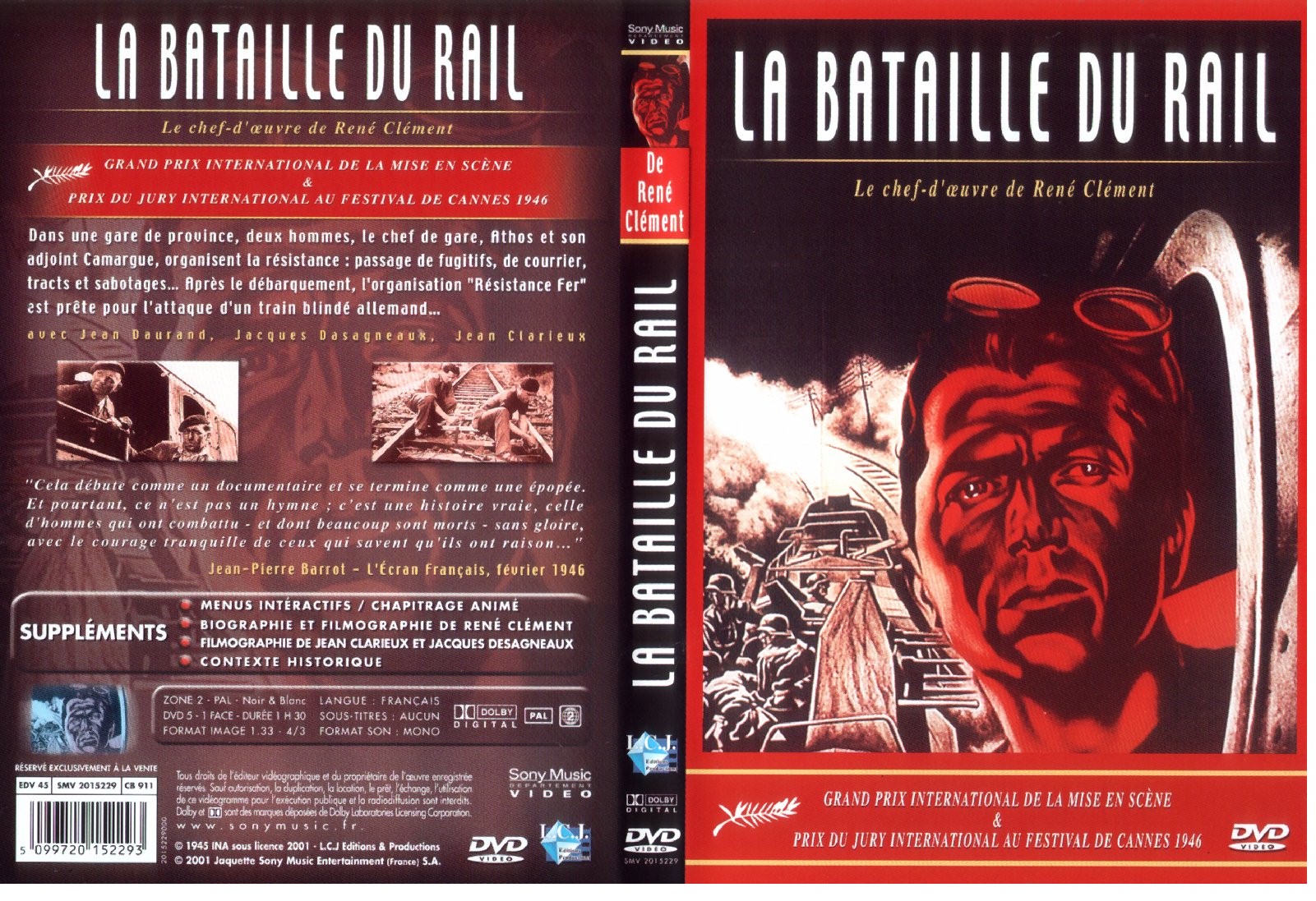 Jaquette DVD La bataille du rail