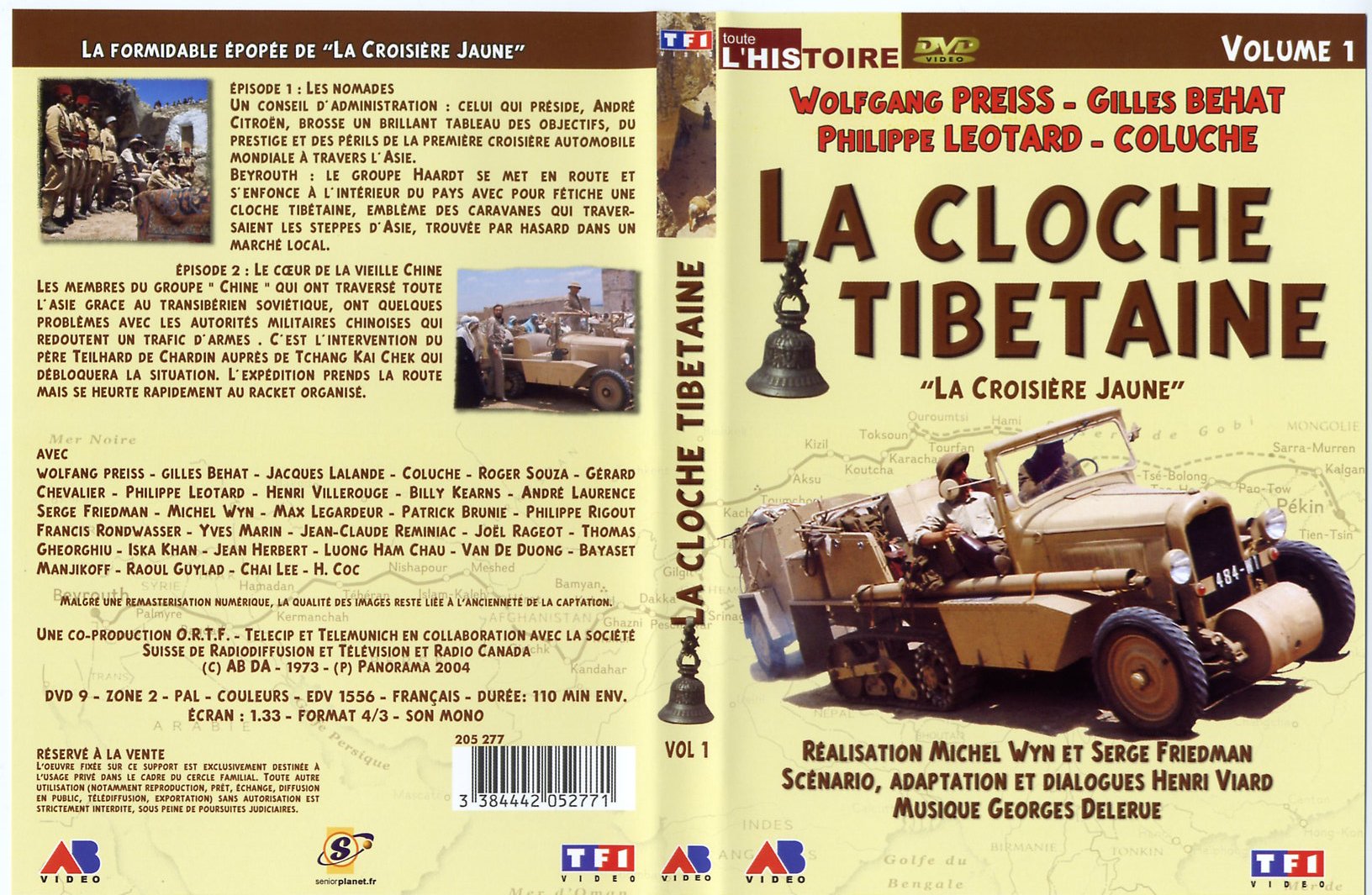 Jaquette DVD La cloche tibetaine vol 1