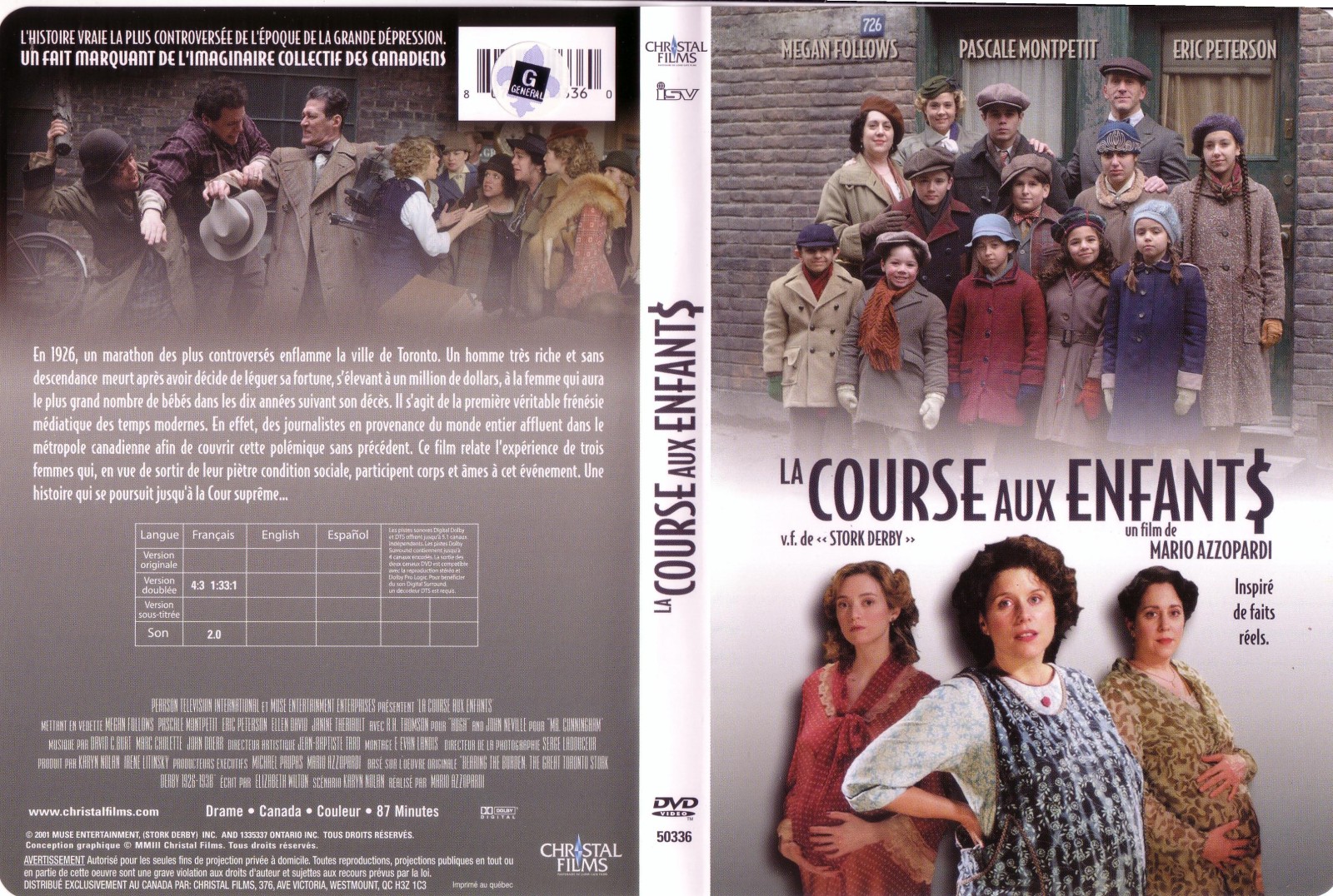 Jaquette DVD La course aux enfants