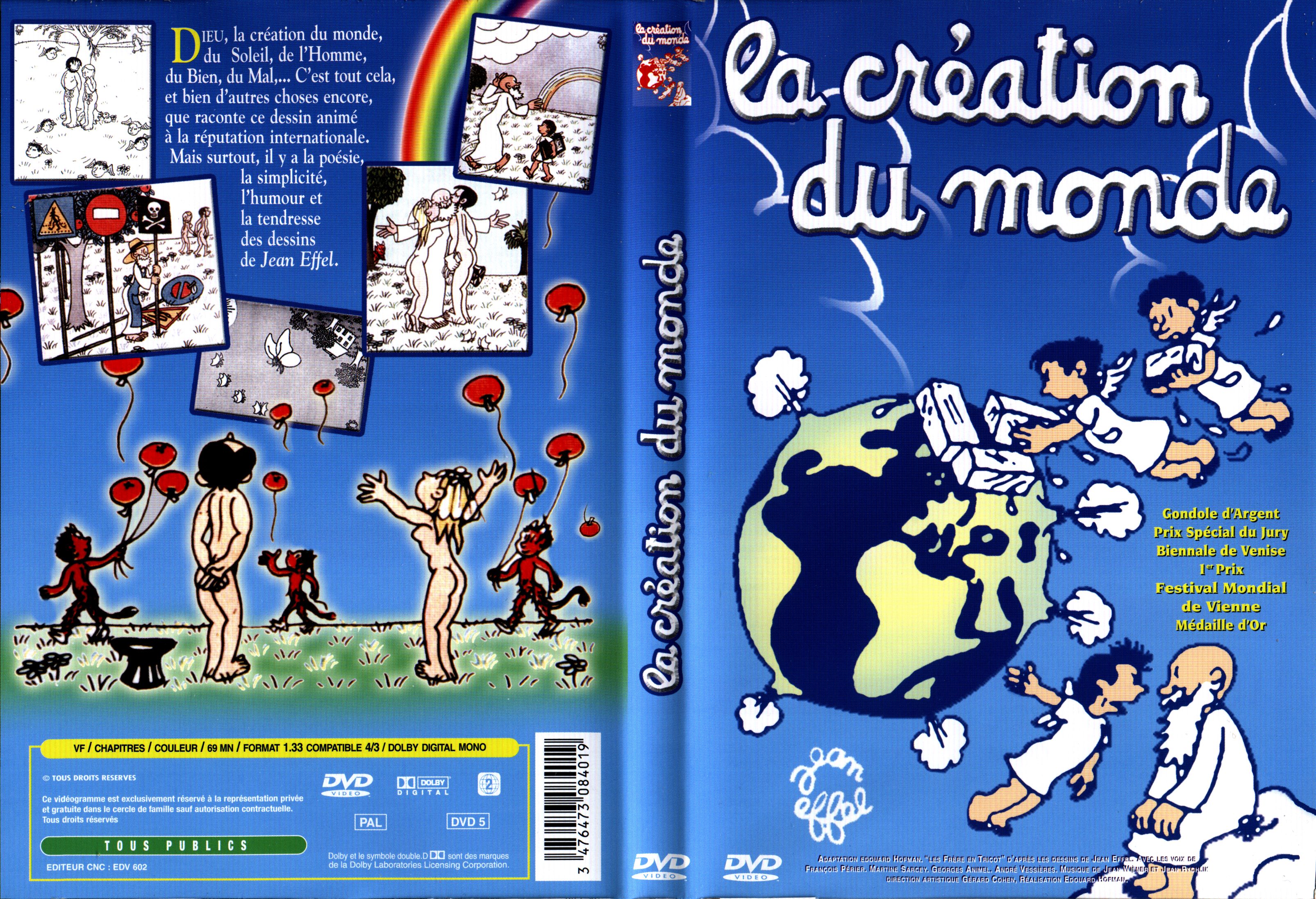 Jaquette DVD La cration du monde