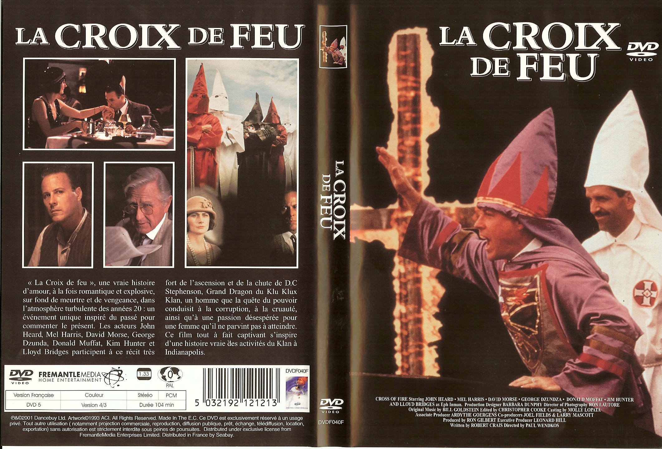 Jaquette DVD La croix de feu
