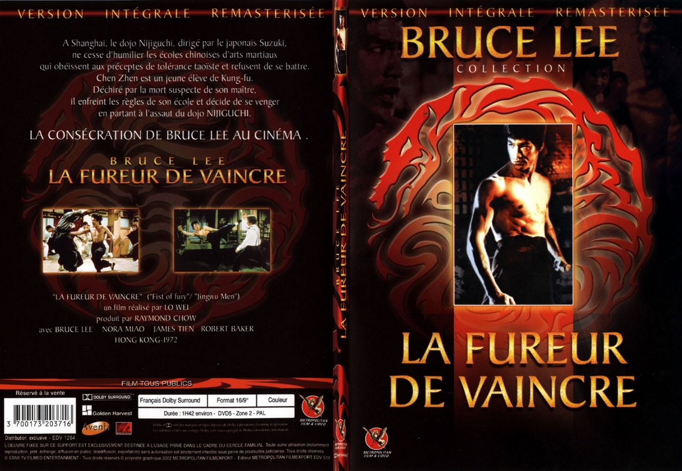 Jaquette DVD La fureur de vaincre - SLIM